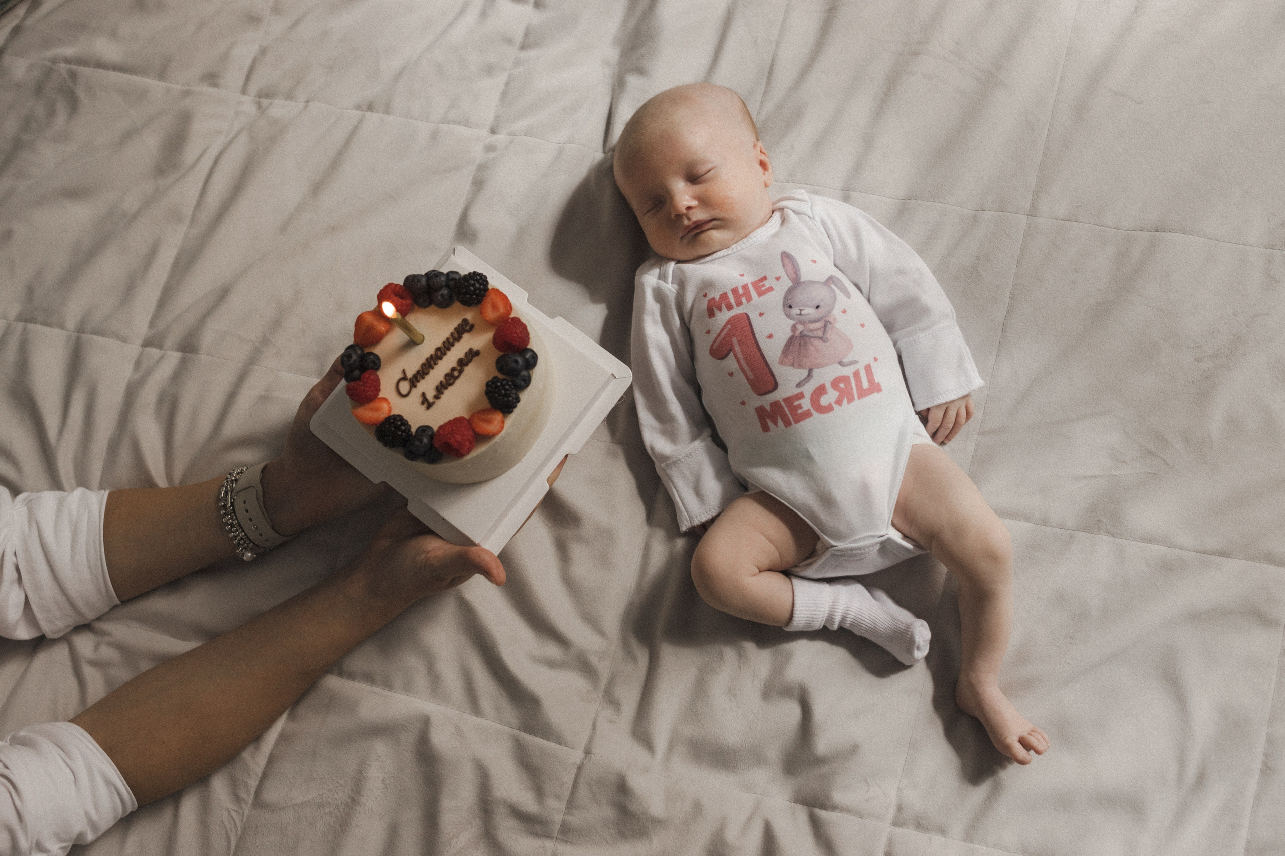 Самый первый месяц жизни. Семейный фотограф в Москве