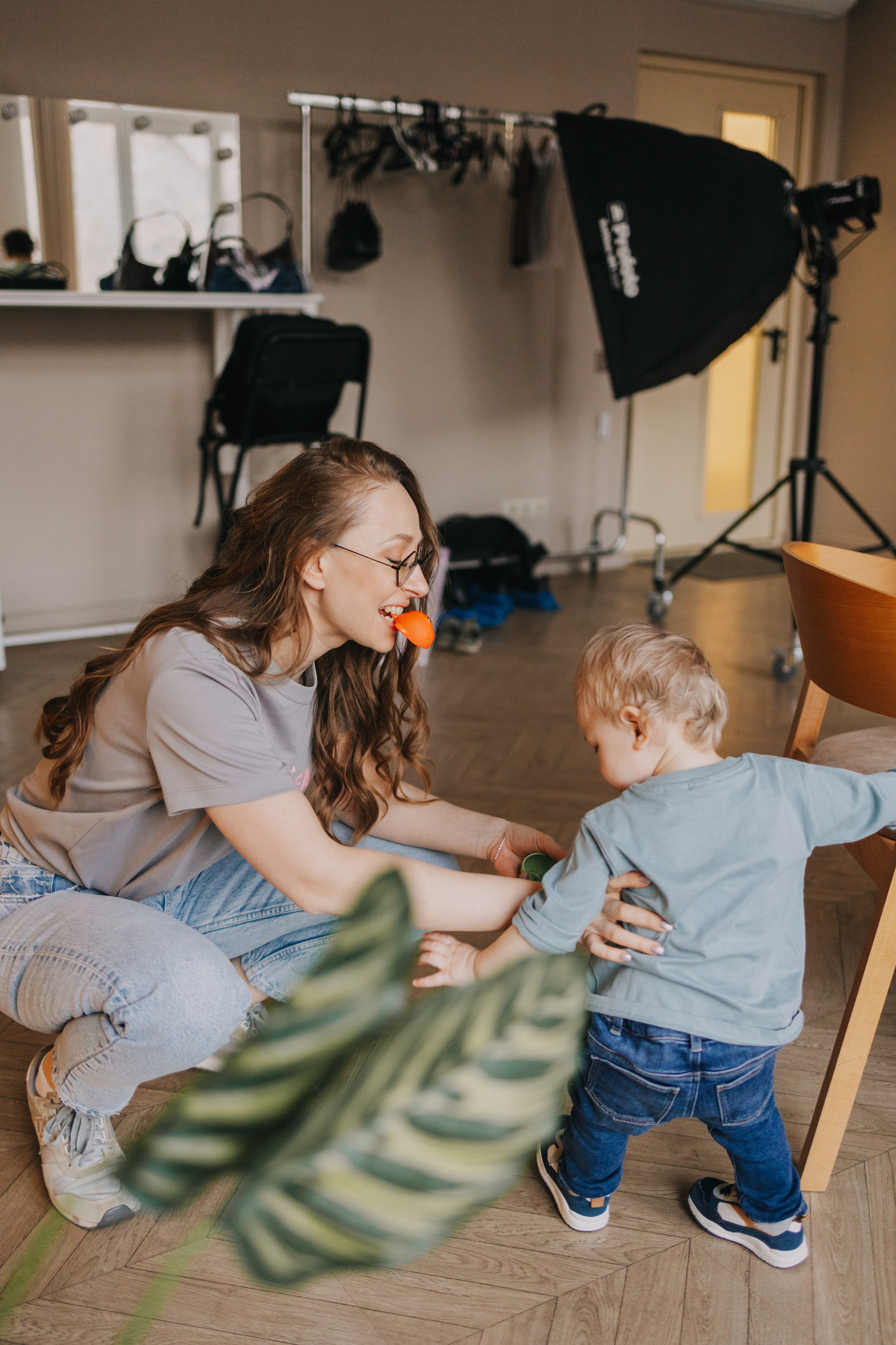 Большая семья. Домашняя фотосессия