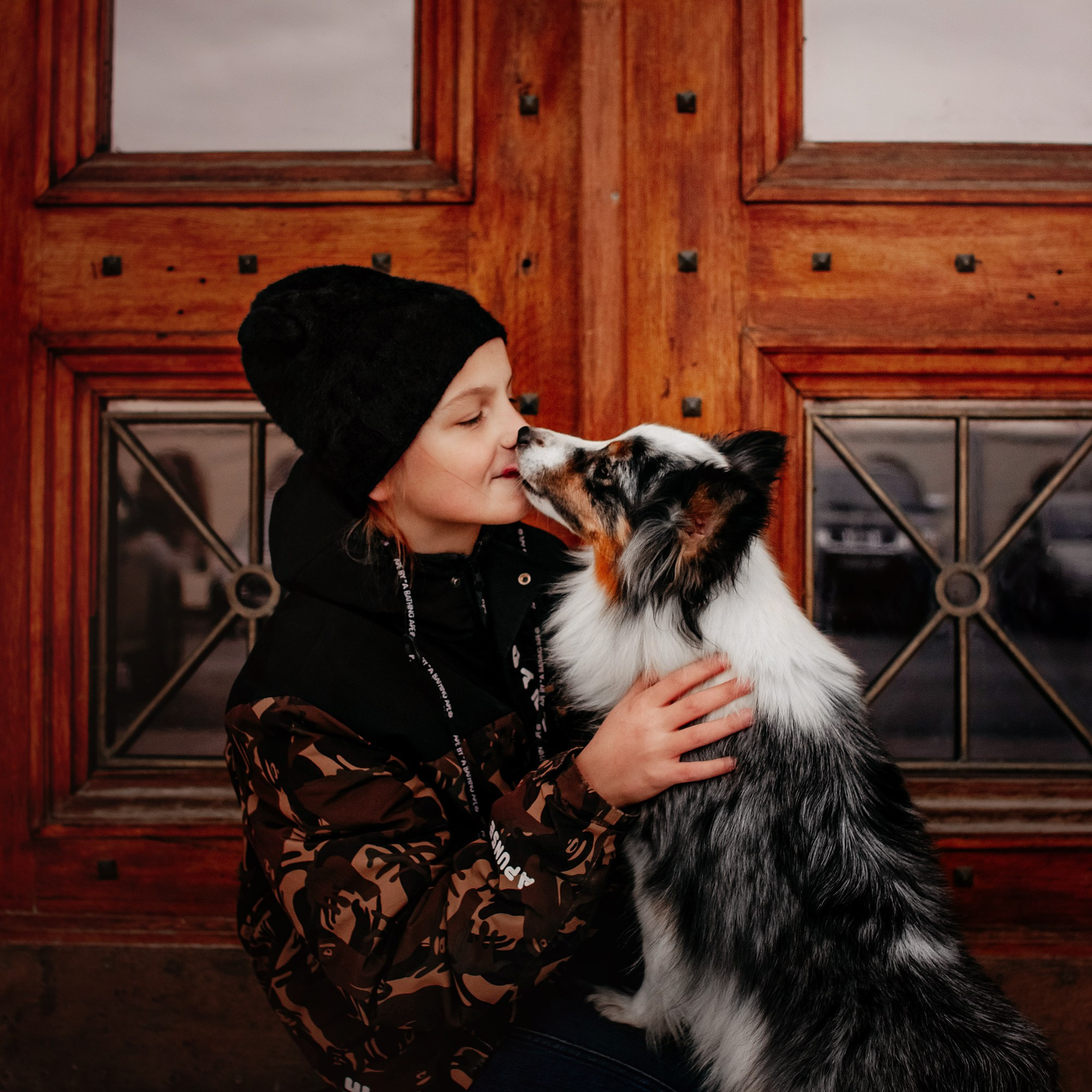 Марина и Кутька. Фотограф Наталья Потапова