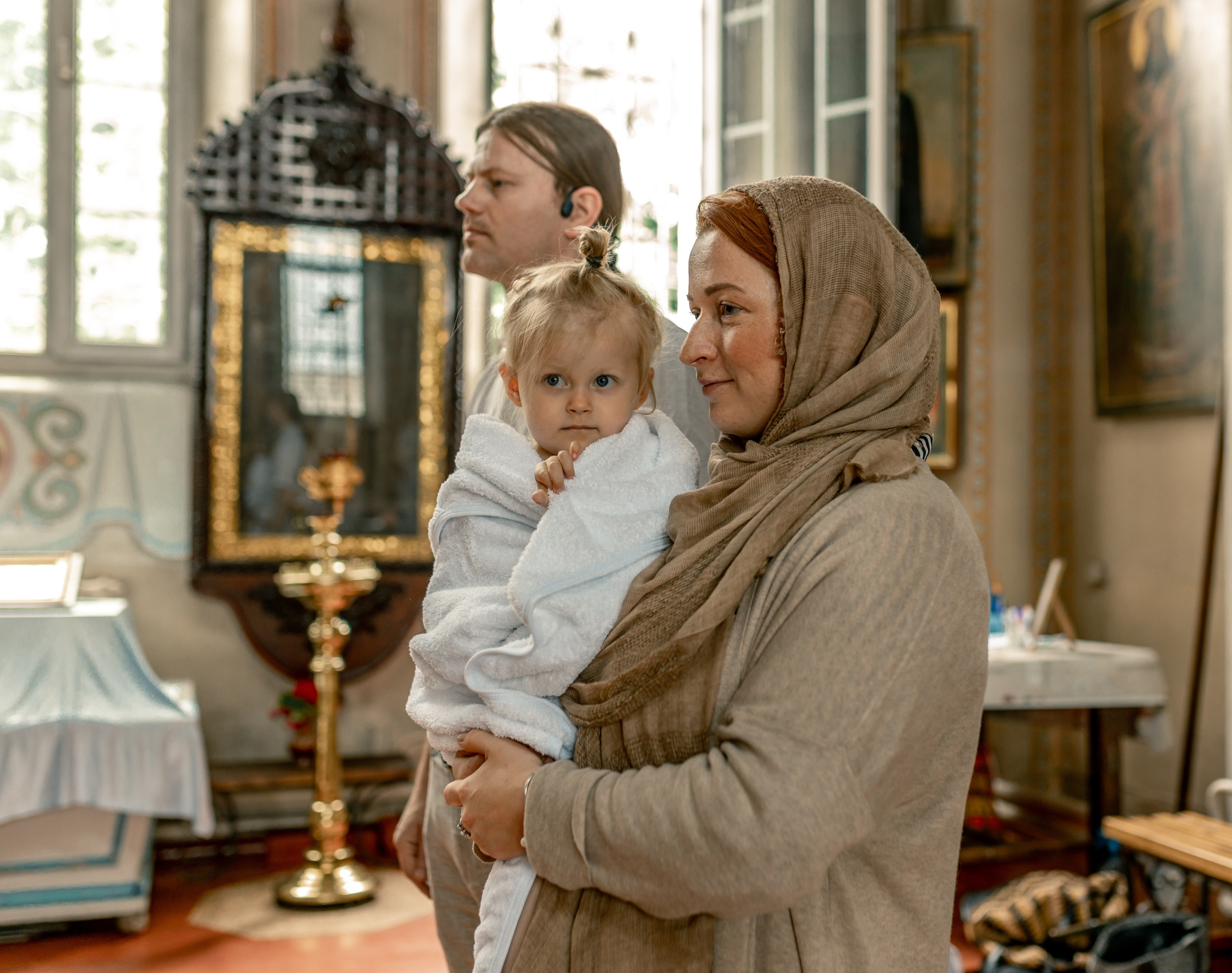 Крещение Маргариты. Портретный и семейный фотограф в Москве Ирина Голубчина