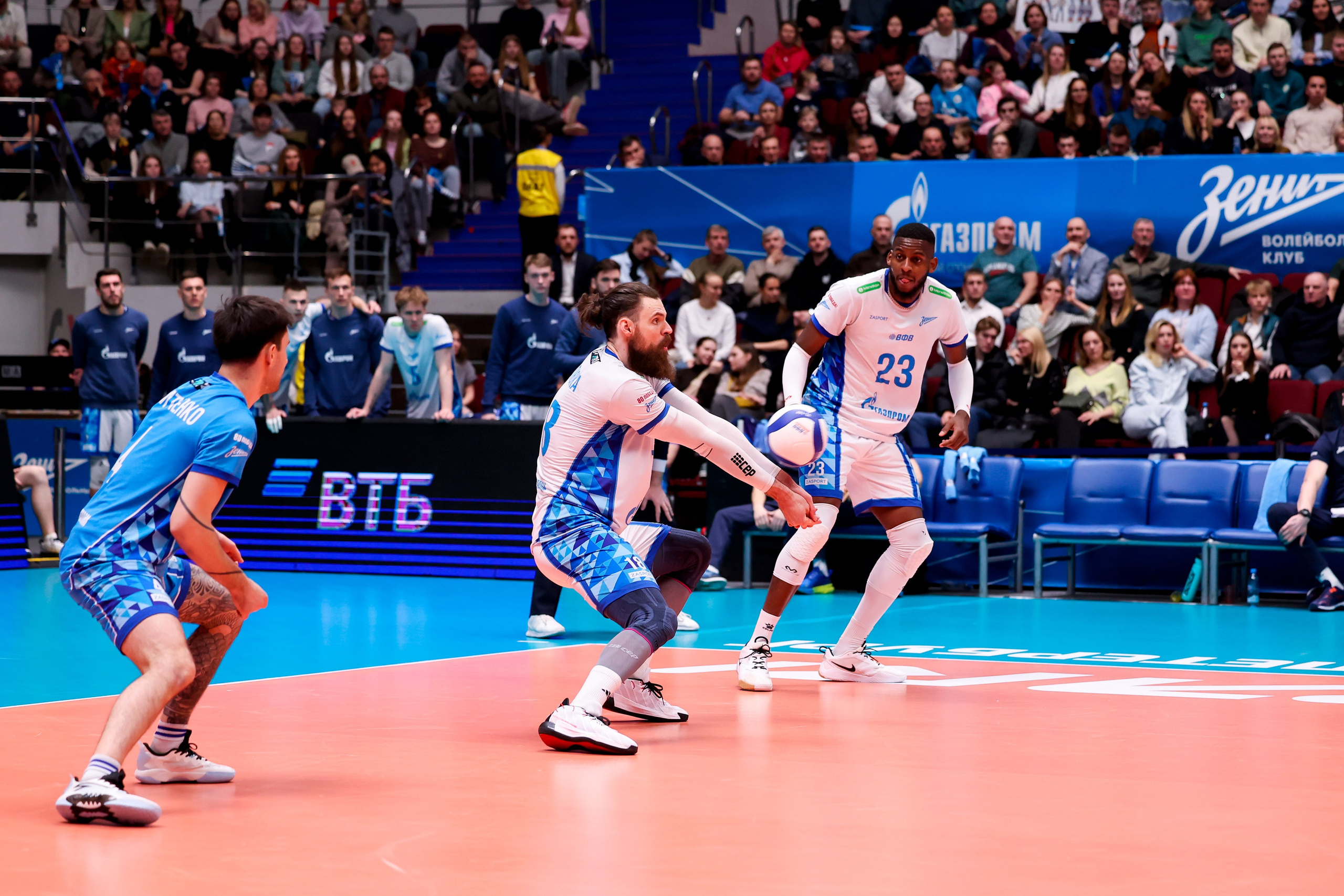 ВК Зенит — ВК Белогорье 08.04.2025. Спортивный и репортажный фотограф Антон Тереханов