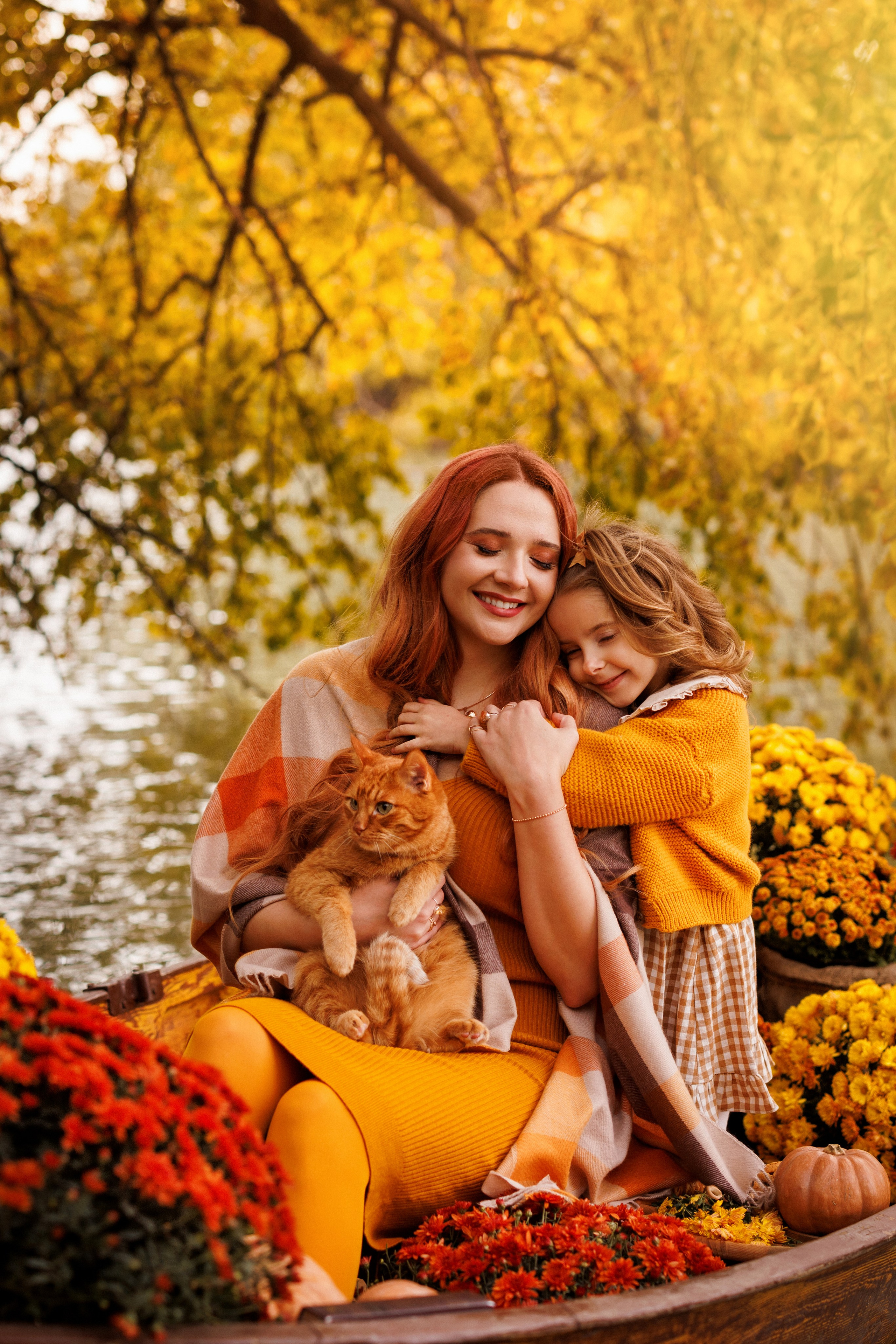 ЛОДКА, осень. Семейный и детский фотограф в Краснодаре Анна Трашкова