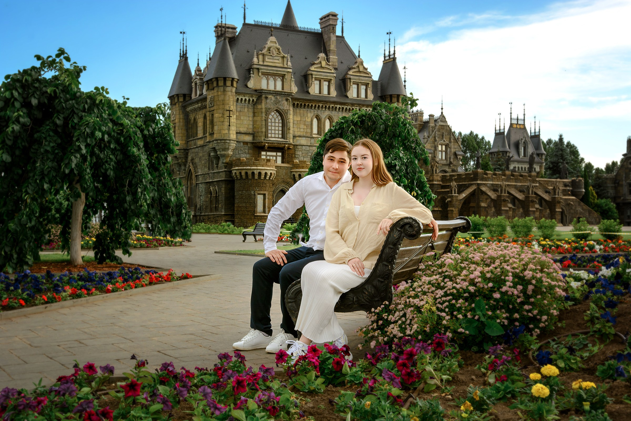 Фотосессия у Замка Гарибальди А&К. Фотограф Оксана Сафонова