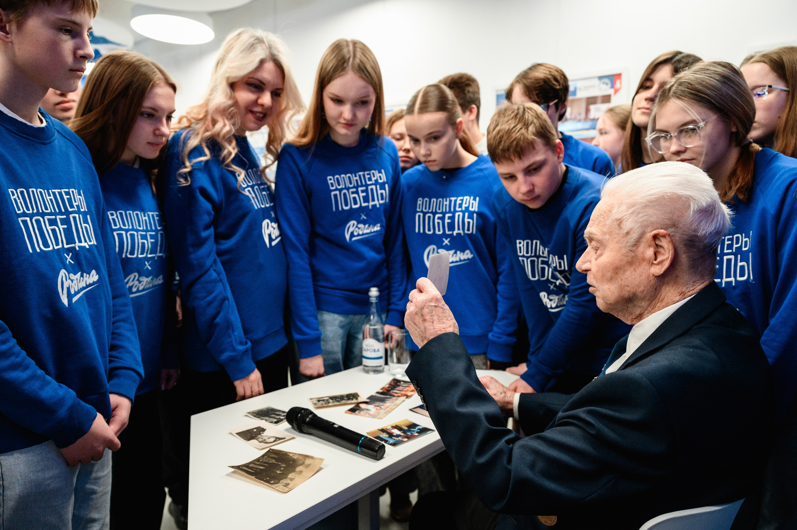 Встреча с ветераном. Фотограф Захваткин Роман