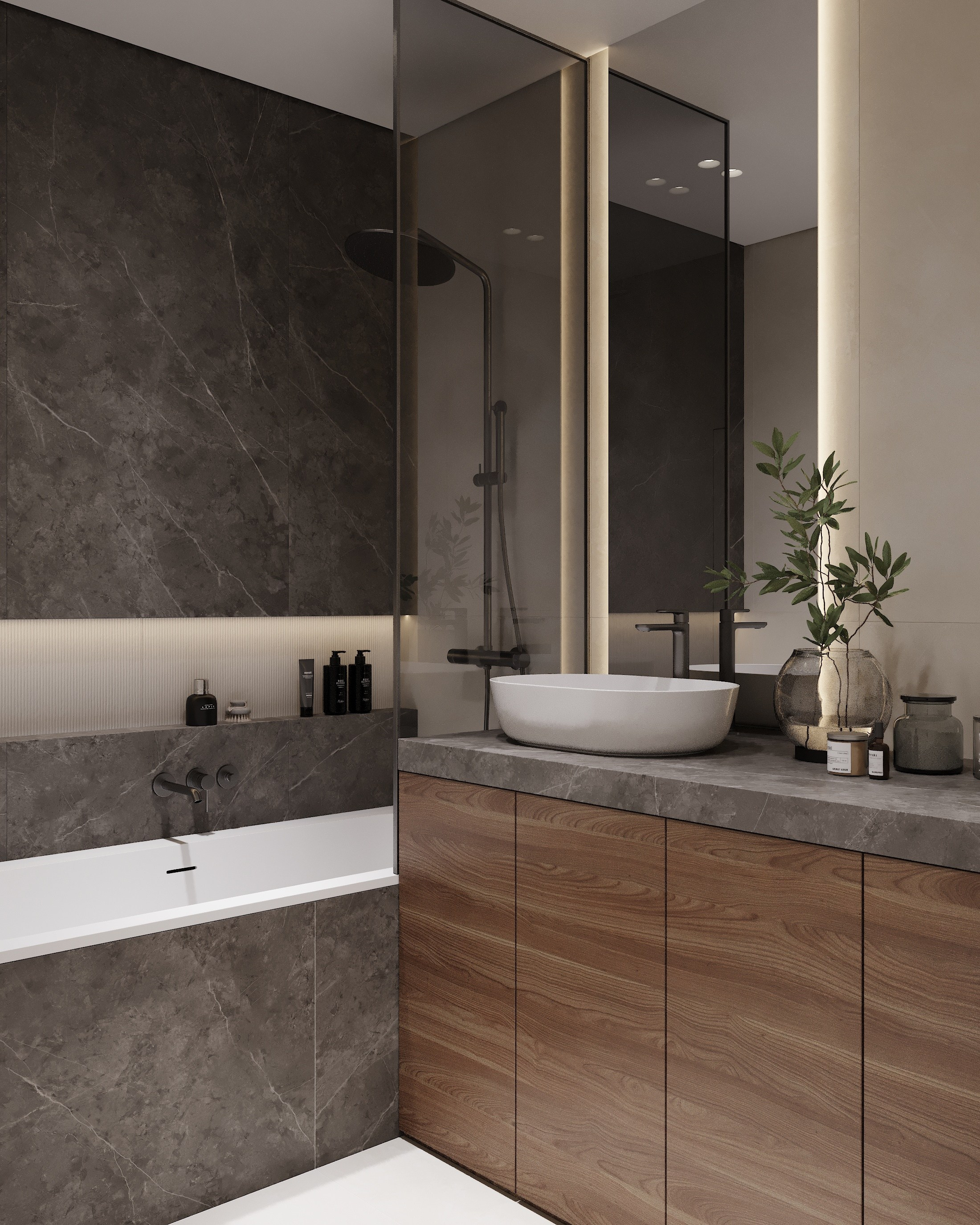 ЖК GREENWOOD 72,0 кв.м. Дизайнер интерьера и 3D визуализатор Ванчугова Ольга