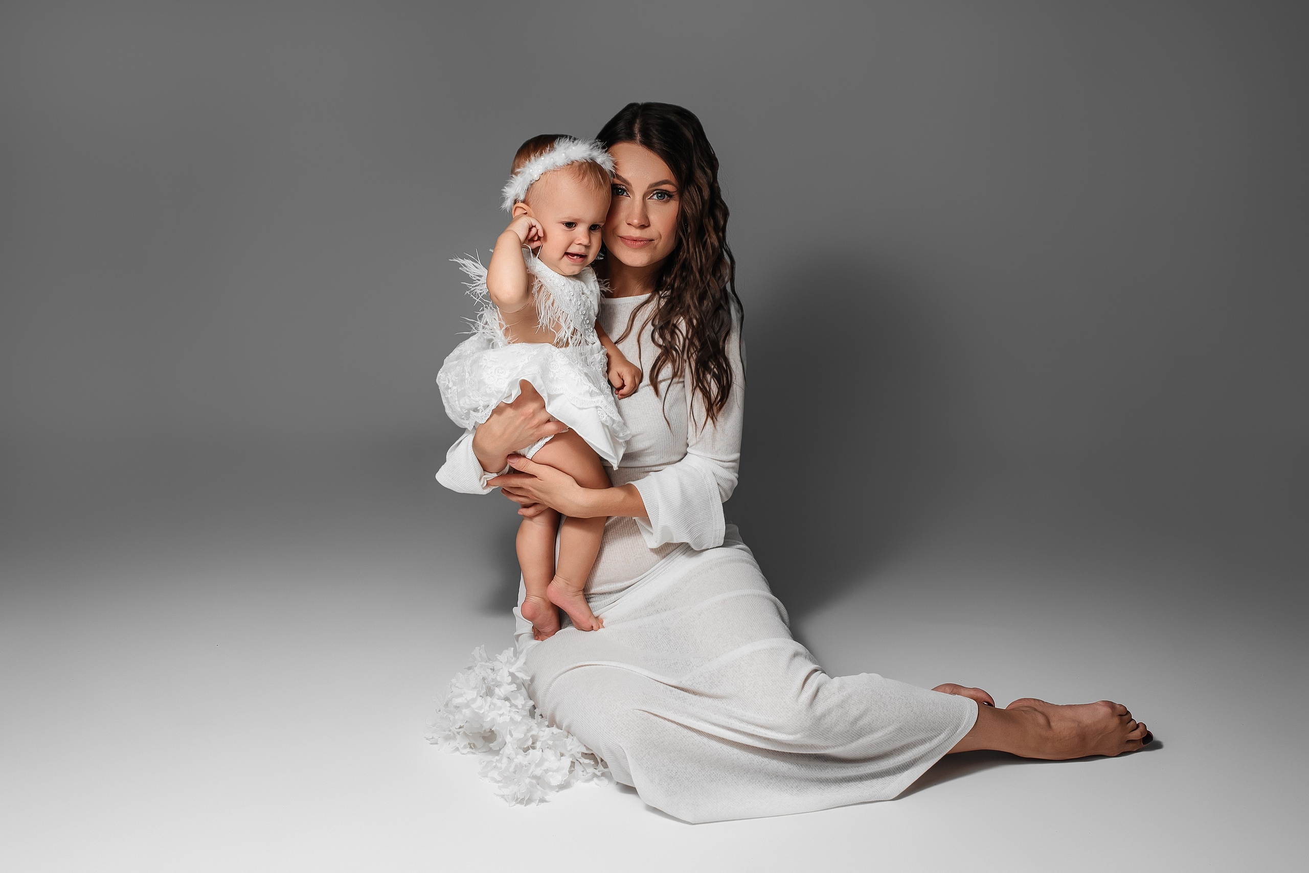 Алеса и Ника. Фотограф беременности и новорожденных в Рязани