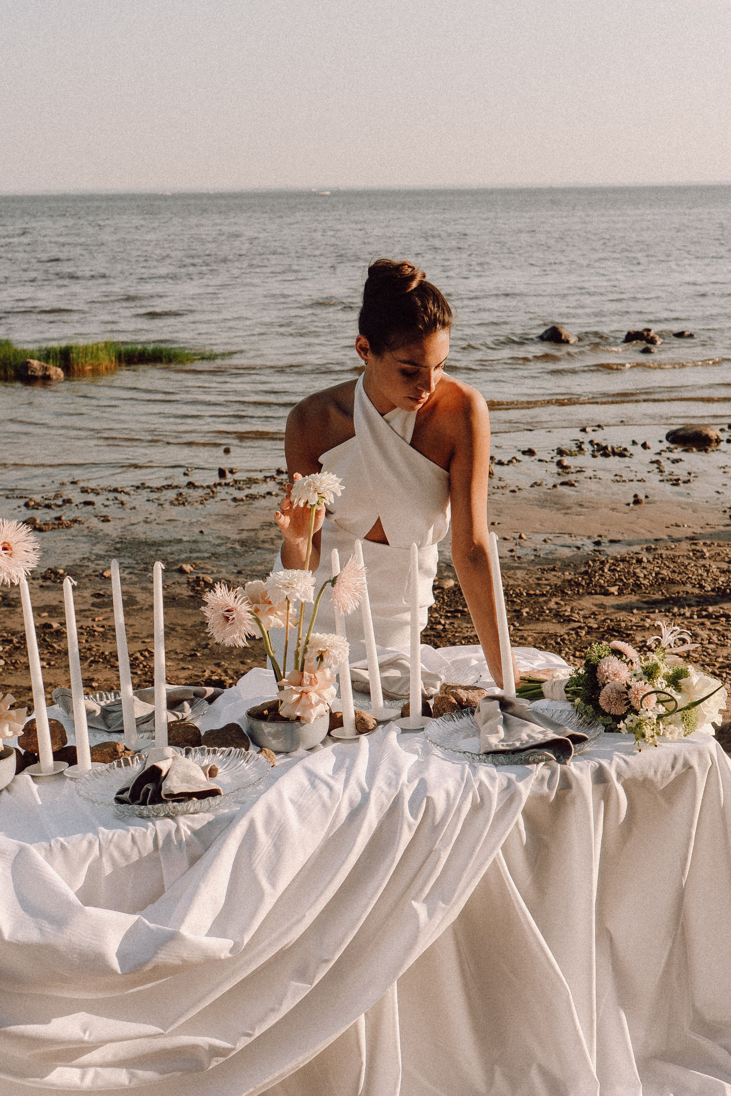 СВАДЕБНАЯ ФОТОСЕССИЯ ВЫЕЗДНОЙ ЦЕРЕМОНИИ (ФИНСКИЙ ЗАЛИВ). Профессиональный фотограф, Санкт-Петербург — Виктория Богомолова