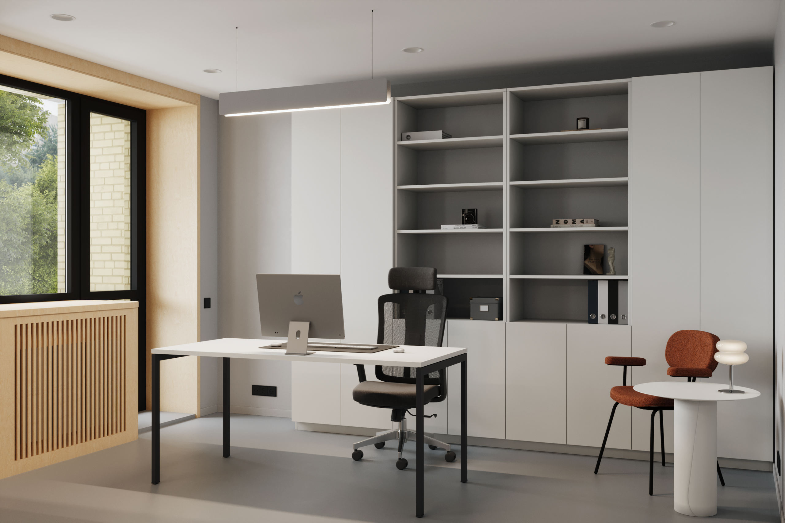 Office interior design. Cg artist Shchapov Dmitry