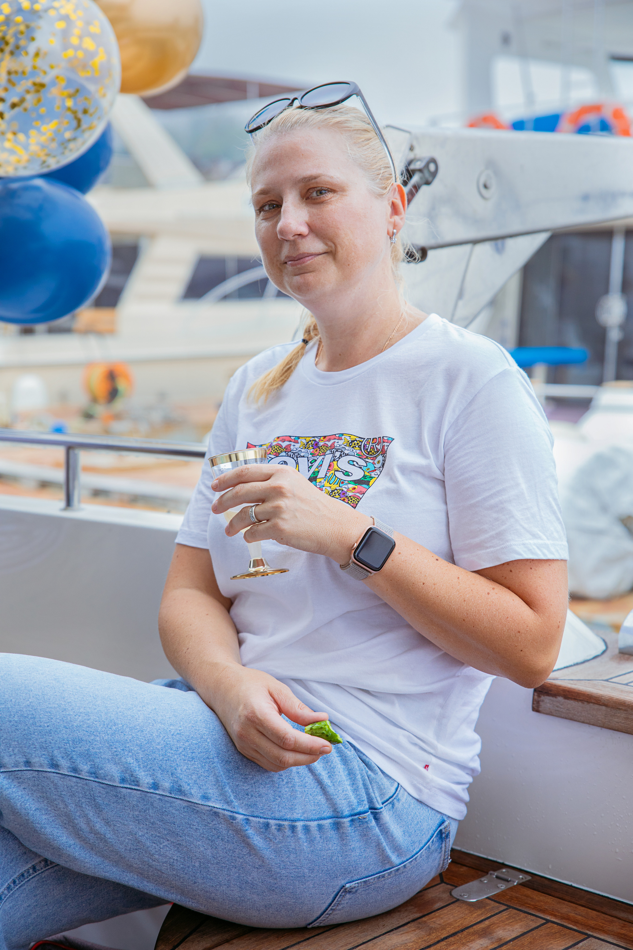 Весёлый юбилей на яхте. Семейный и частный фотограф во Владивостоке