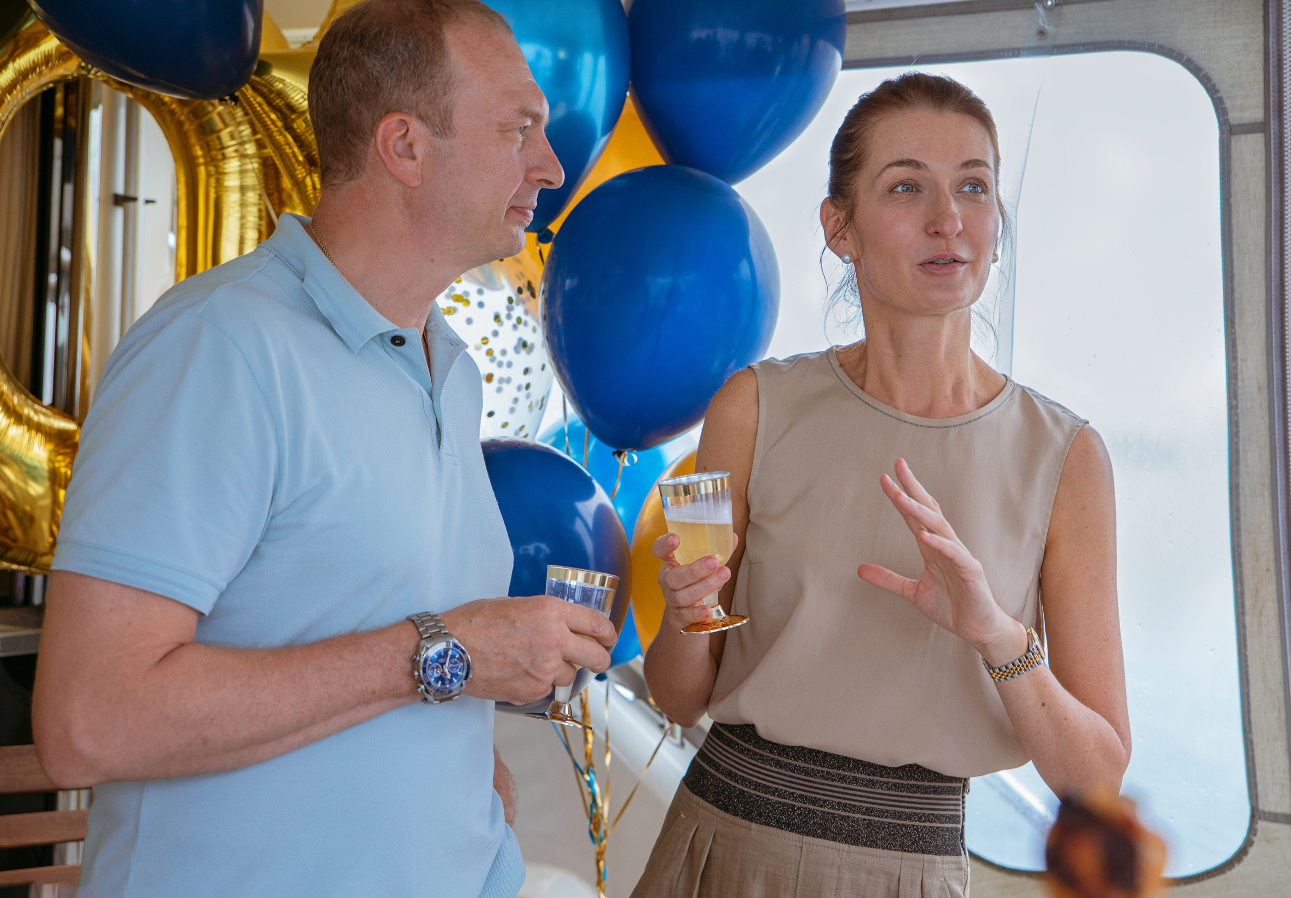 Весёлый юбилей на яхте. Семейный и частный фотограф во Владивостоке