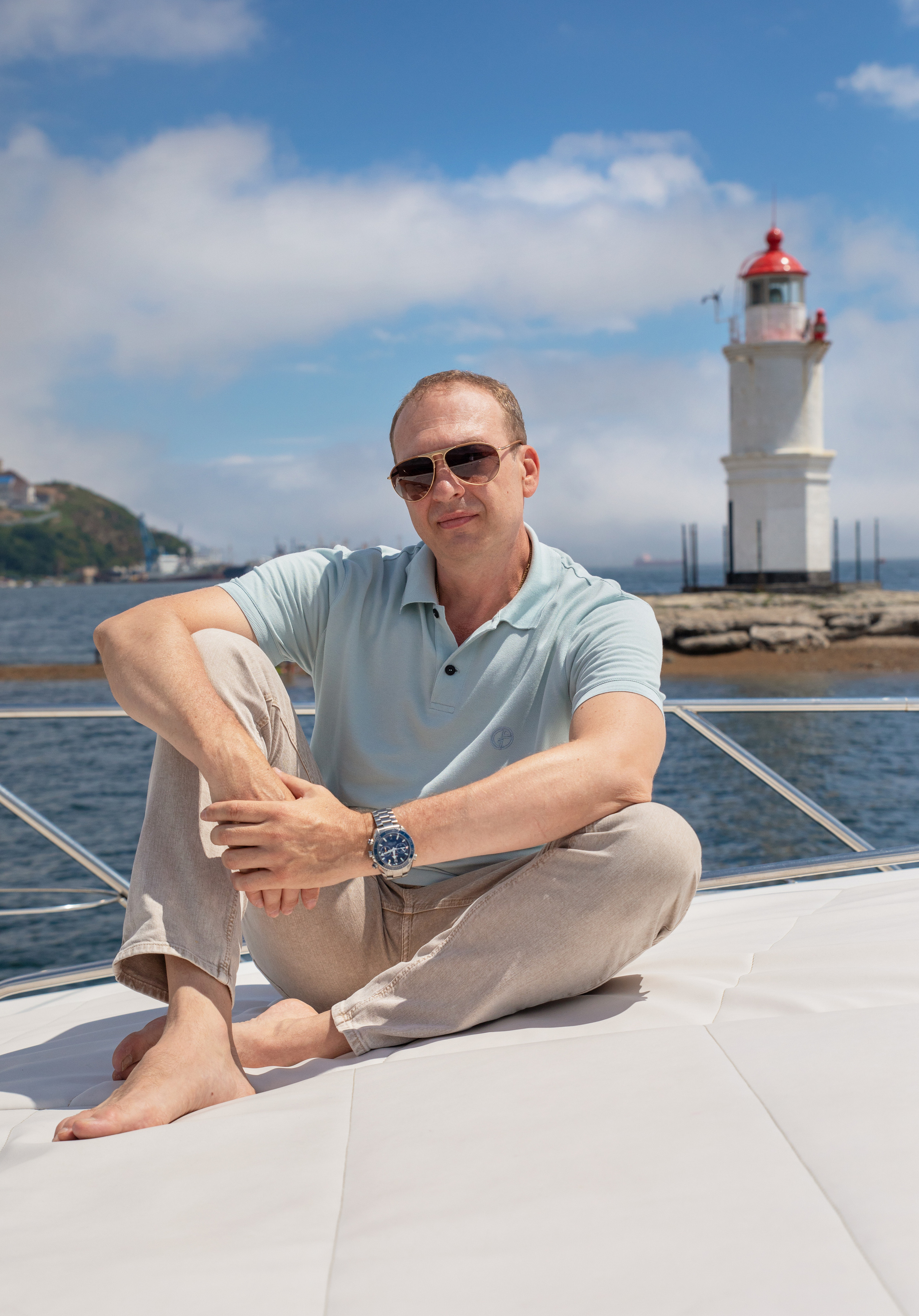 Весёлый юбилей на яхте. Семейный и частный фотограф во Владивостоке