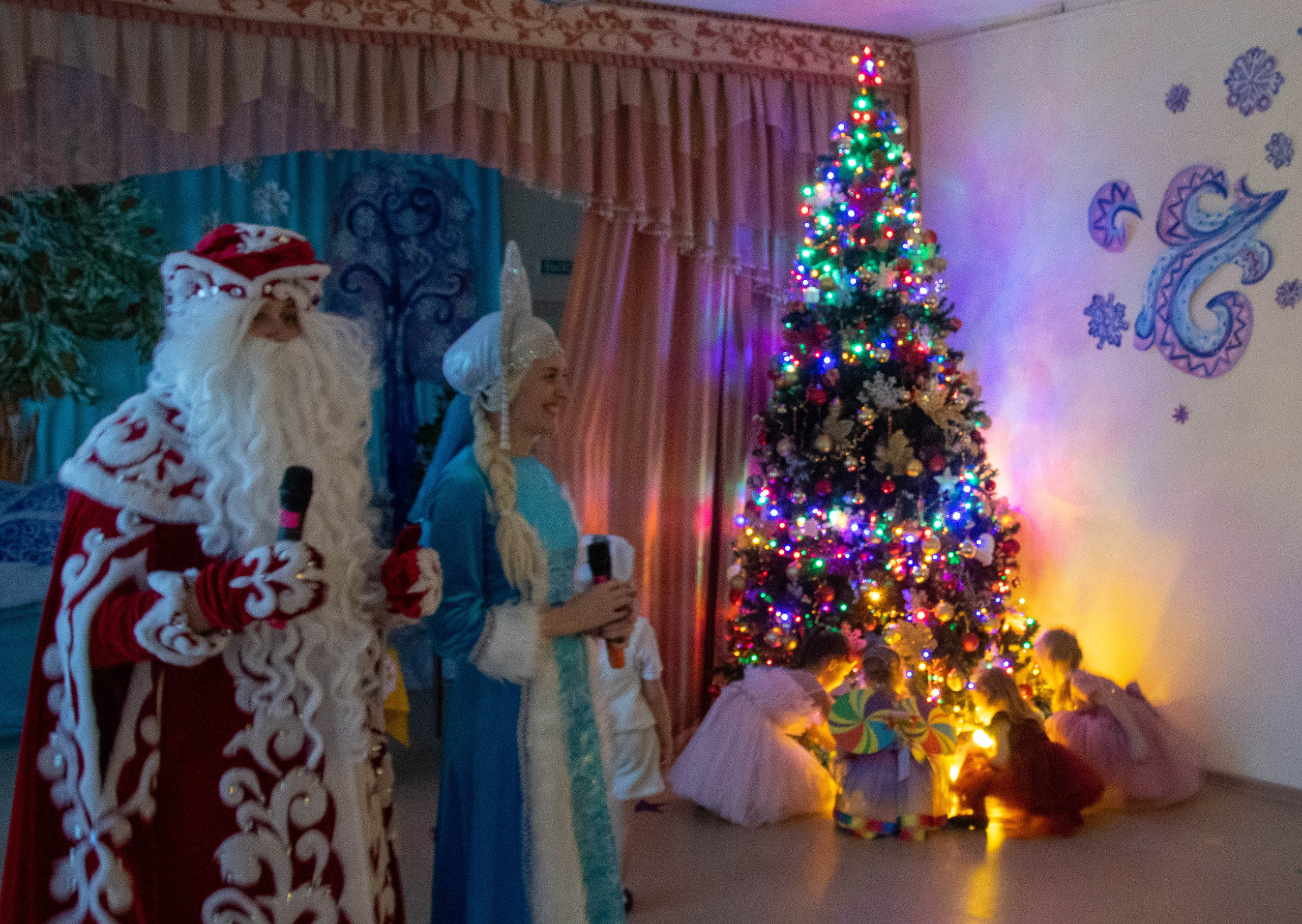 2023 Новый год. Акварель, Первомайка. Репортажный и детский фотограф в Новосибирске