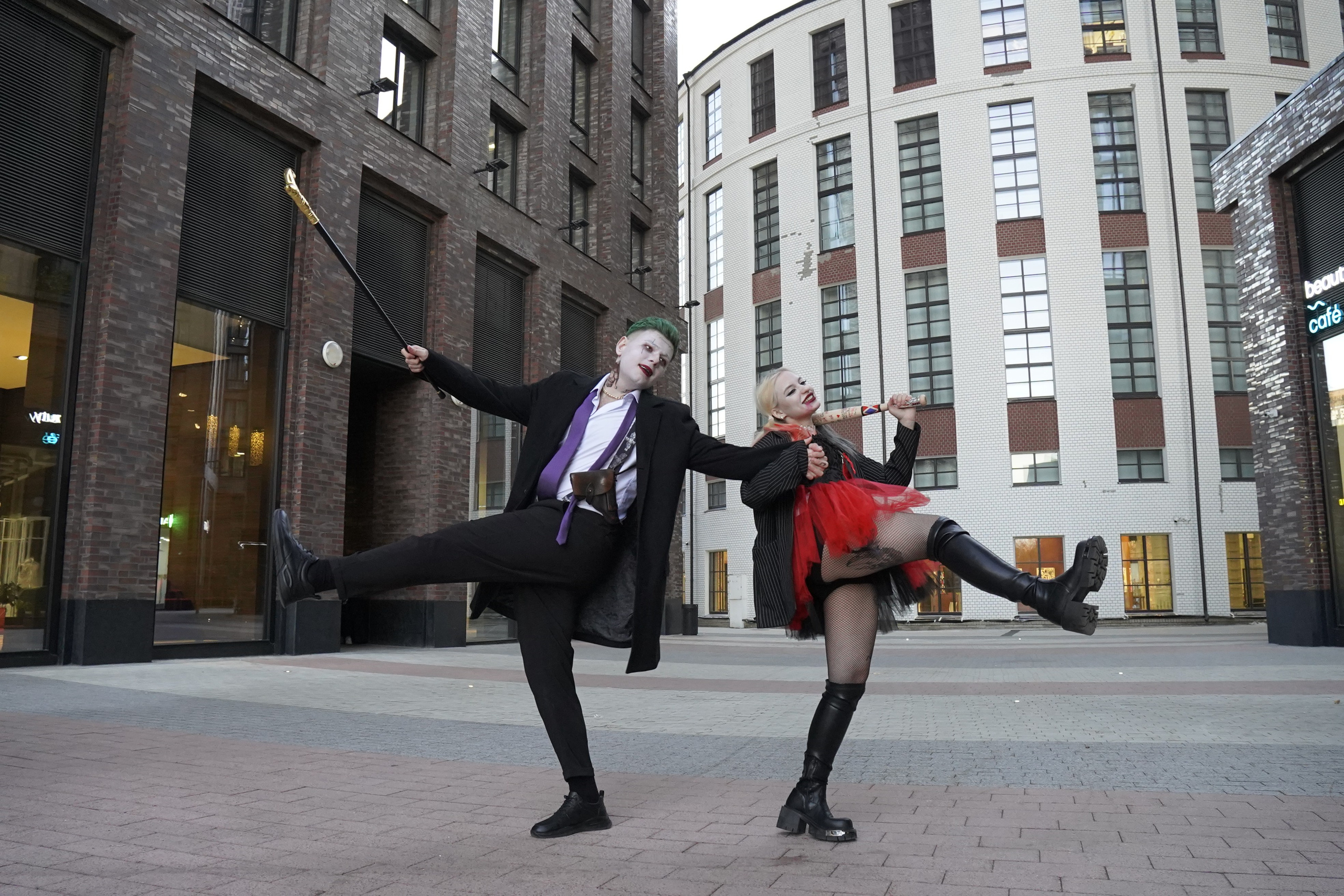 Харли и Джокер. Фотограф и видеограф Елена Суетенкова, Создание ярких воспоминаний о важных событиях. Москва, Россия, Мир