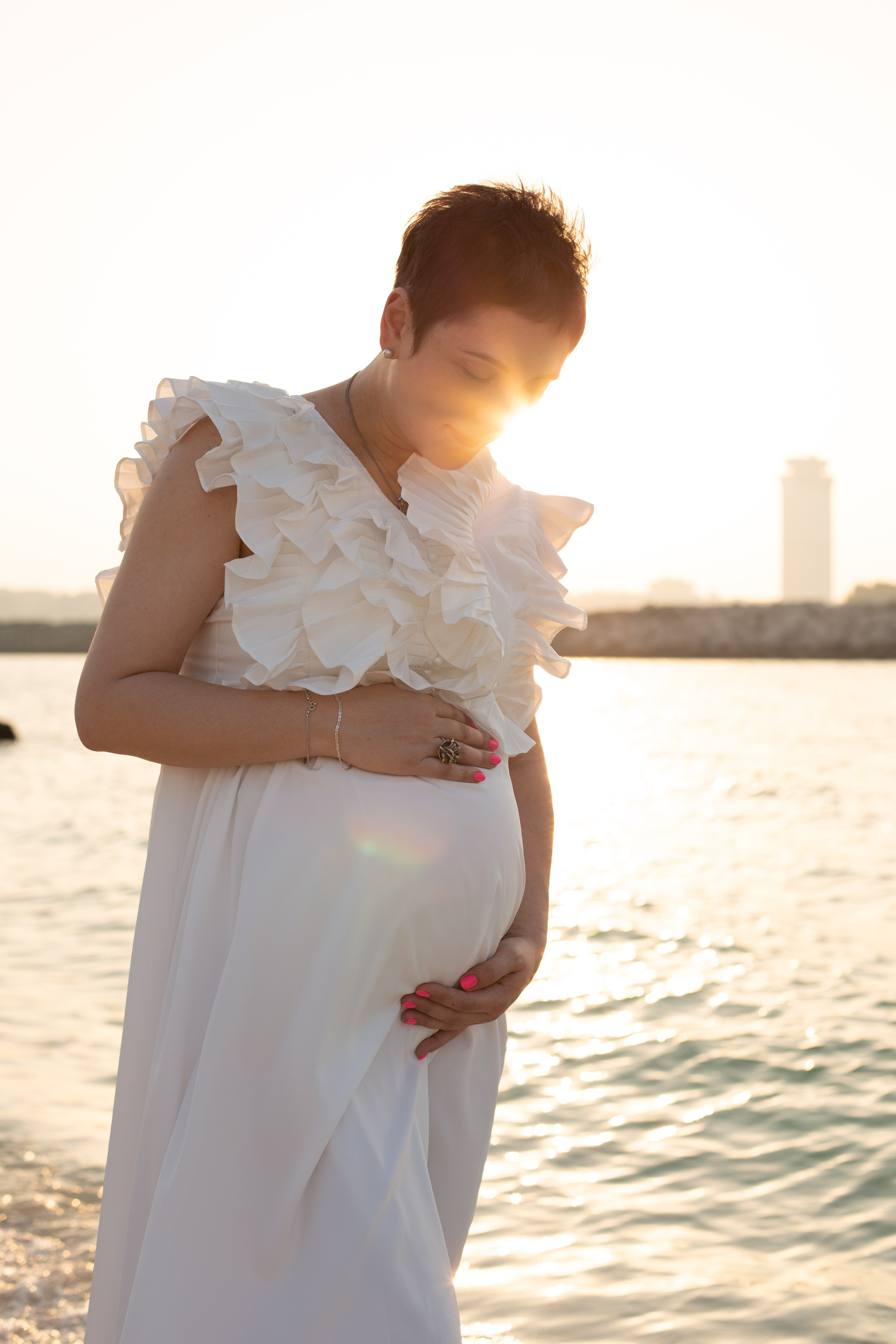 Classic Elegant Pregnancy Photoshoot in Dubai