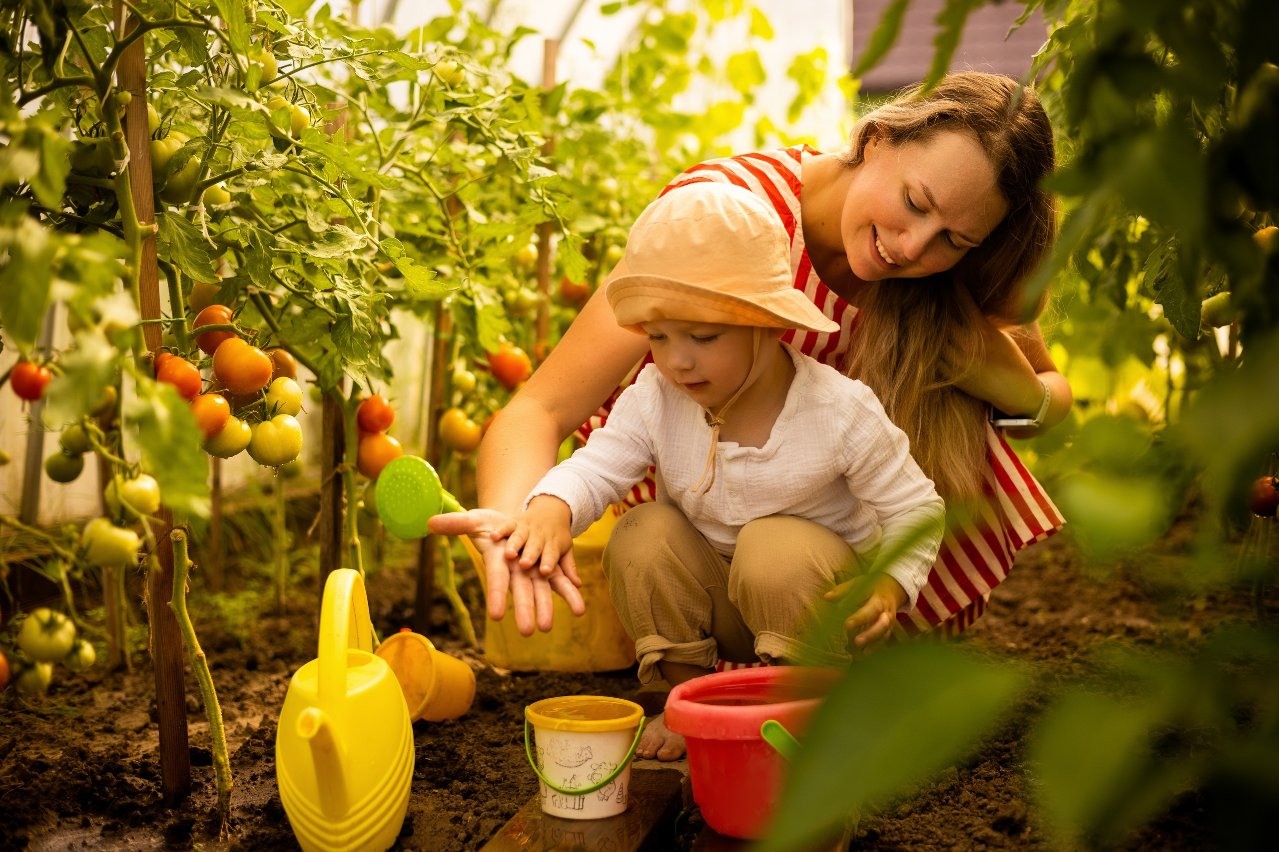 Детская фотосессия. Помидорки. Фотограф Самойлова Анна Архангельск, Северодвинск