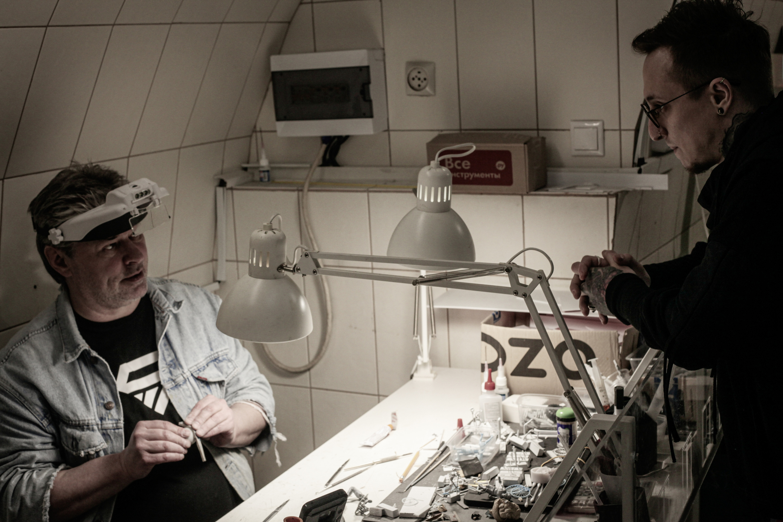 Backstage Studio 911. Фотограф художник модель Юра Козлов Москва