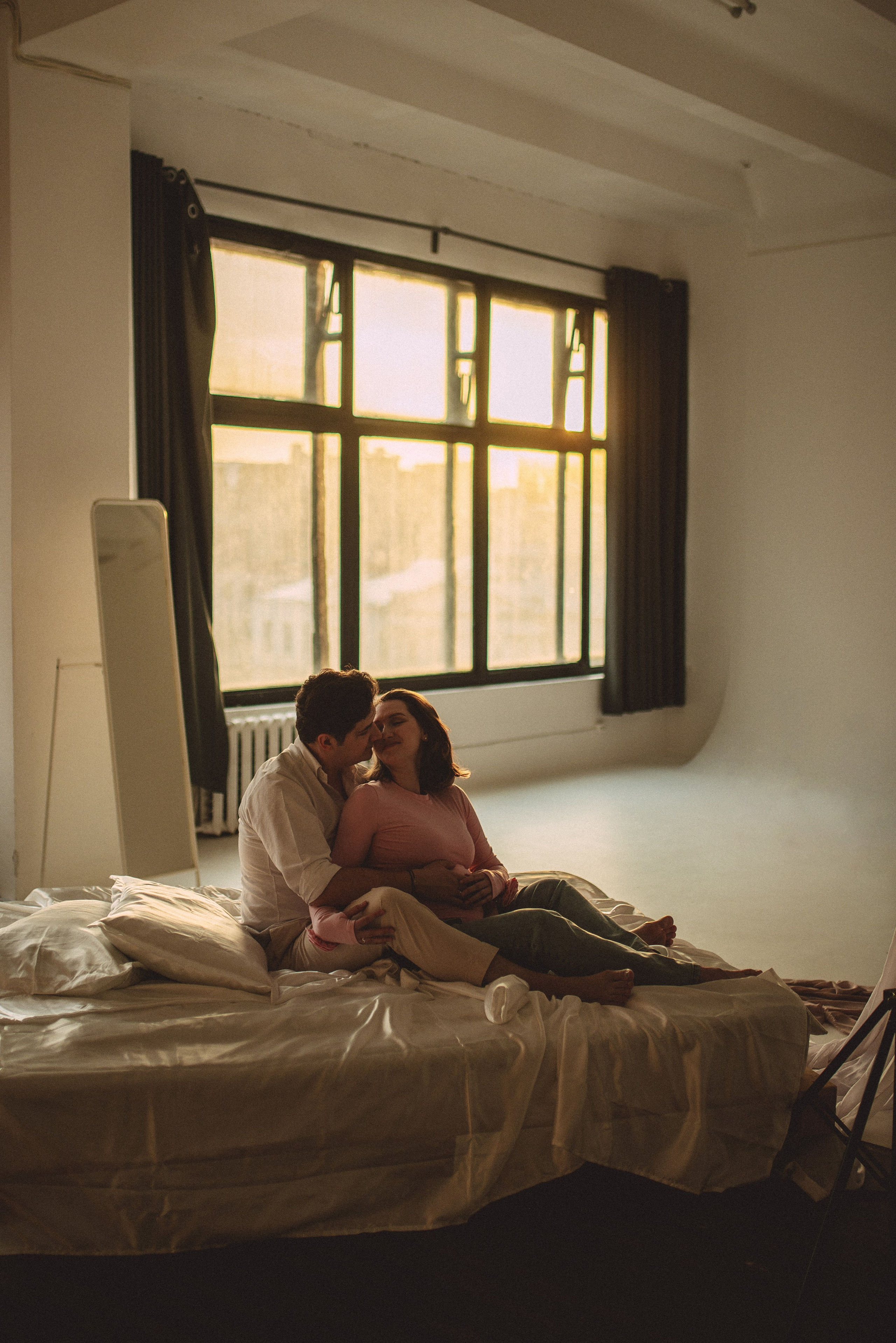 Фотосессия беременности в фотостудии. Семейная фотосессия Бутово Москва фотограф Алина Морщагина