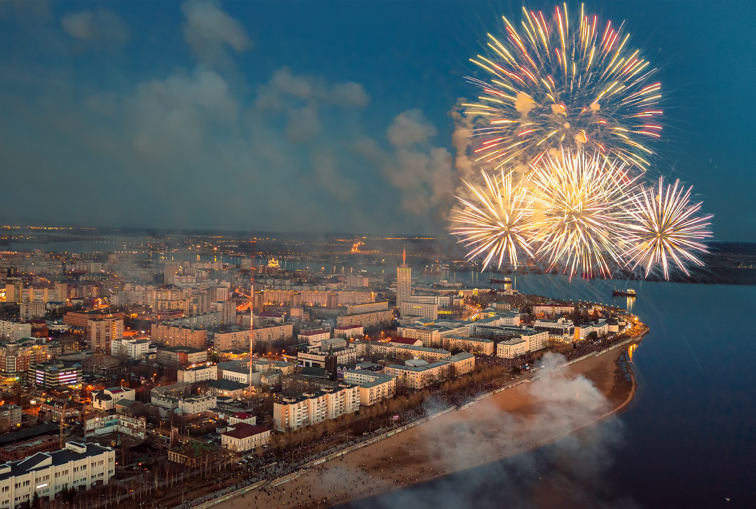 Город. Аэросъемка в Архангельске, Александр Ермолин