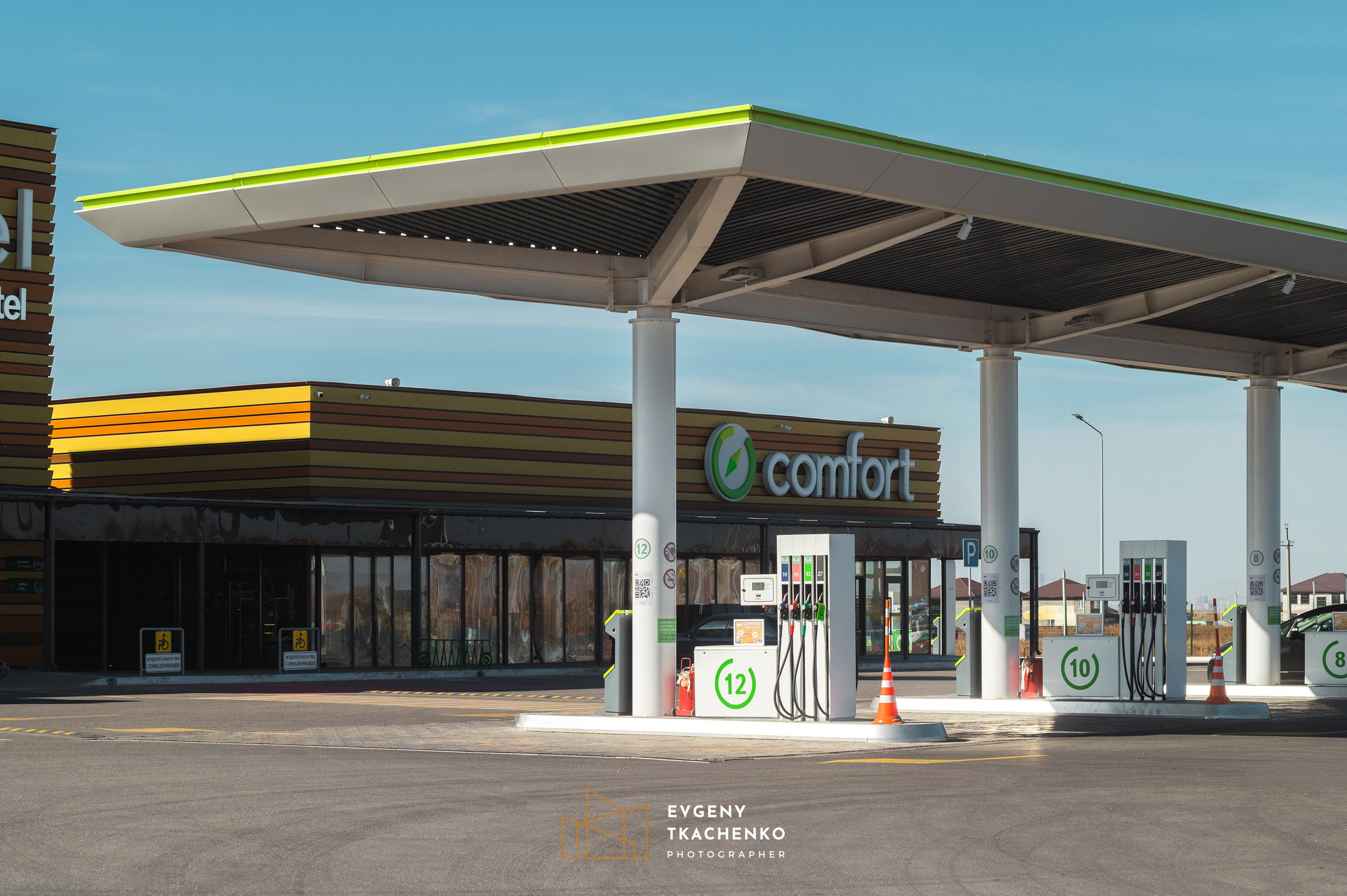 АЗС Compass. Архитектурный и интерьерный фотограф в Казахстане