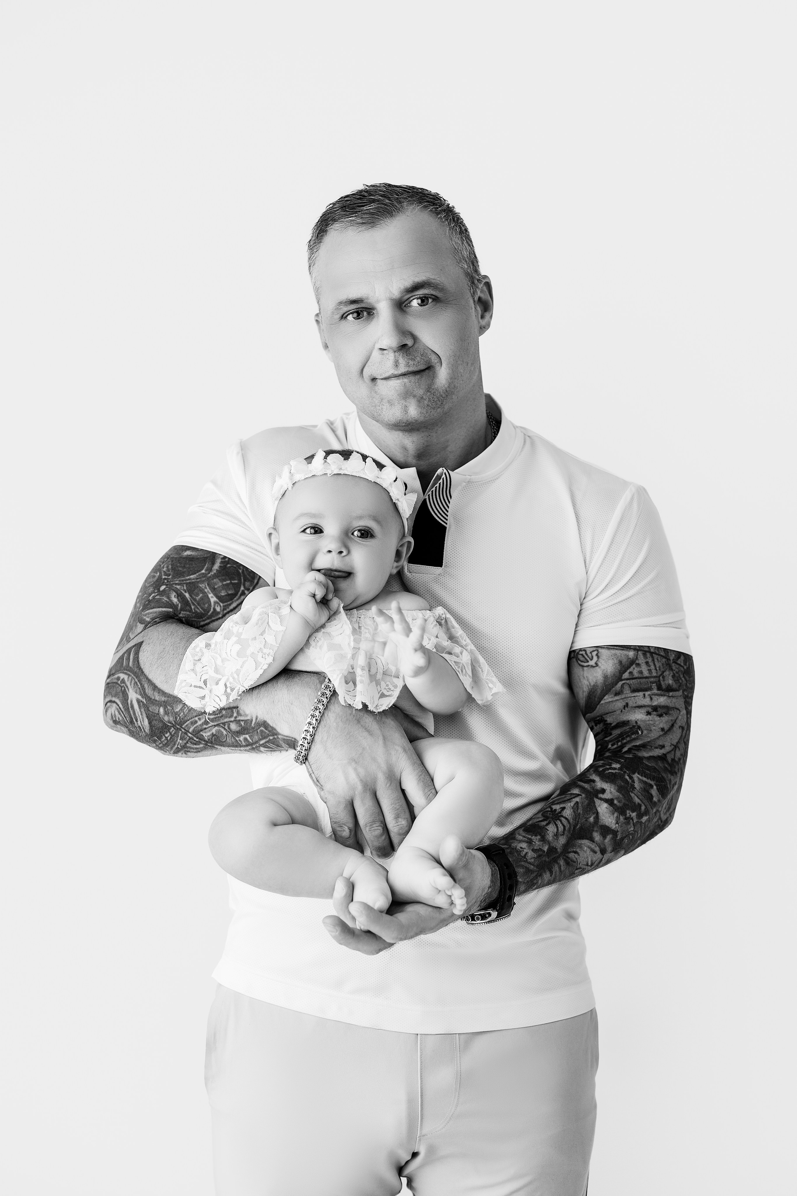 Милена и семья, 5 месяцев. Фотограф новорожденных в Нижнем Новгороде Надежда Кадылкина