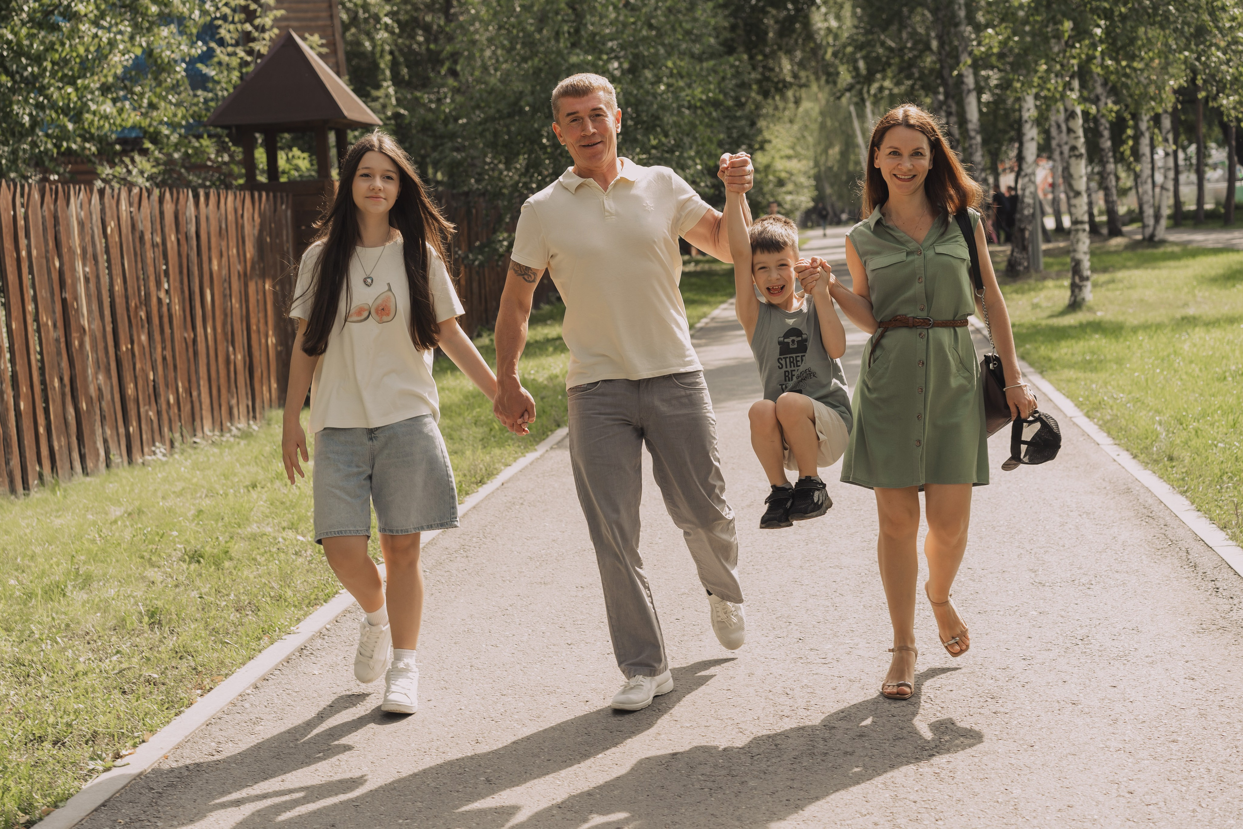 Прогулка в парке. Семейный фотограф Екатеринбург Татьяна Девятых