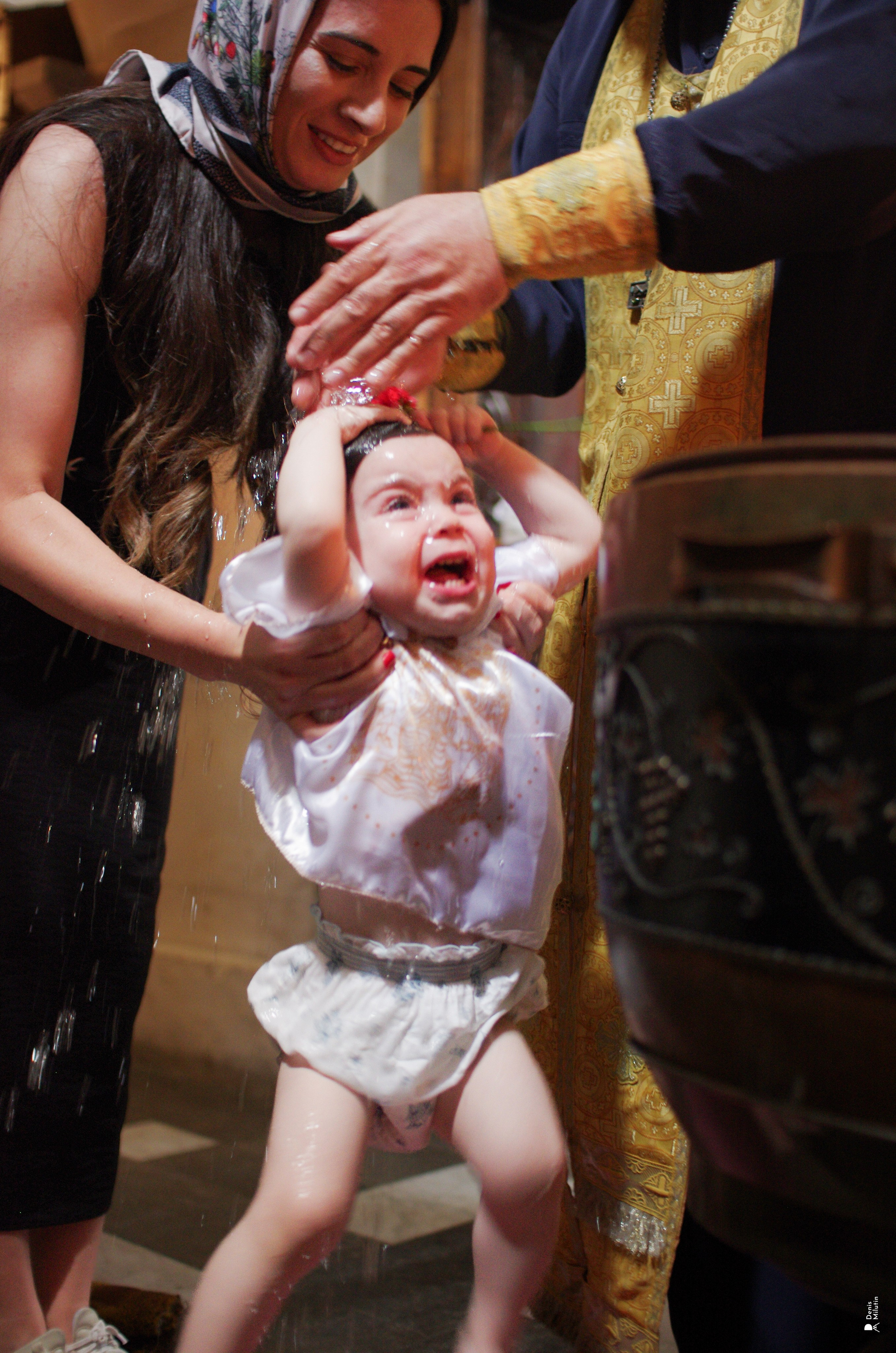 Крещение Сенаки. Портретный фотограф Денис Милютин