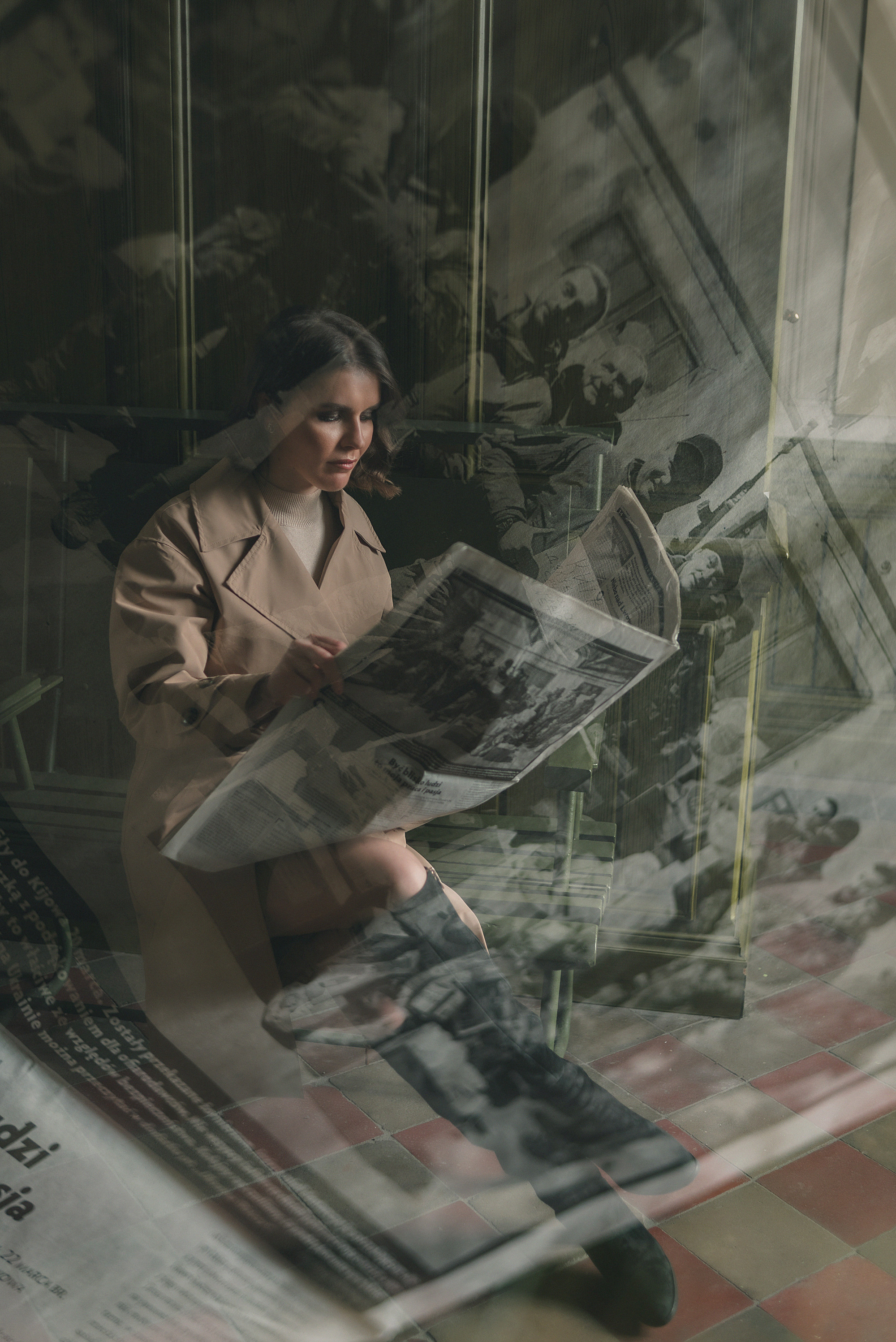 Czekanie na dworcu. Fotograf w Krakowie Irina Satserdova