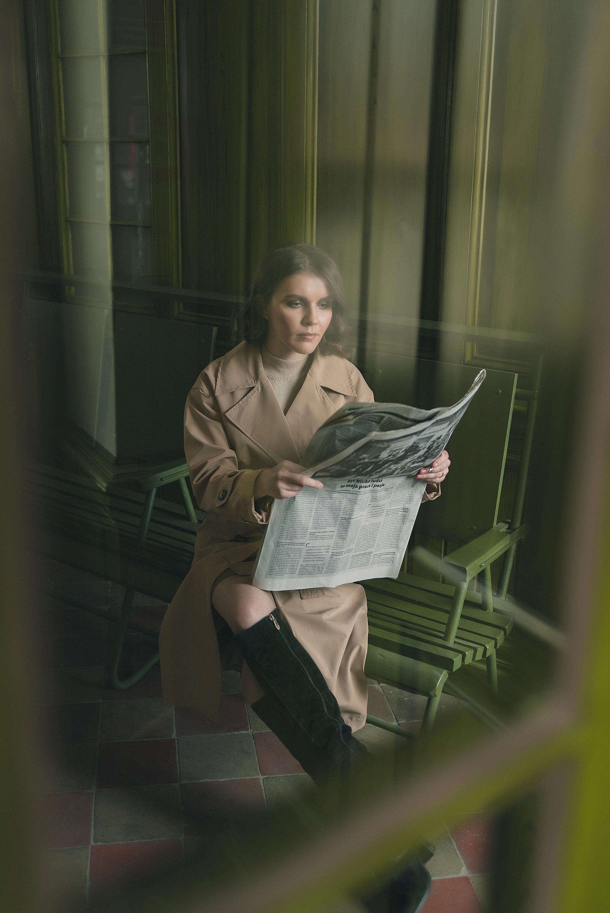 Czekanie na dworcu. Fotograf w Krakowie Irina Satserdova