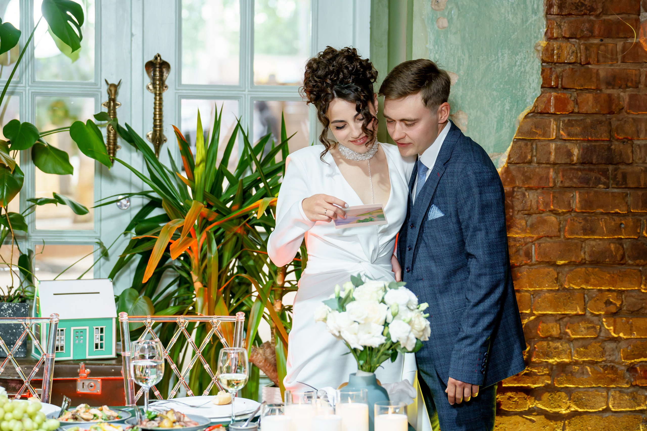 Александра и Иван. Свадебный банкет Loft Hall. Фотограф и видеограф в Москве и Московской области Мария Вишня