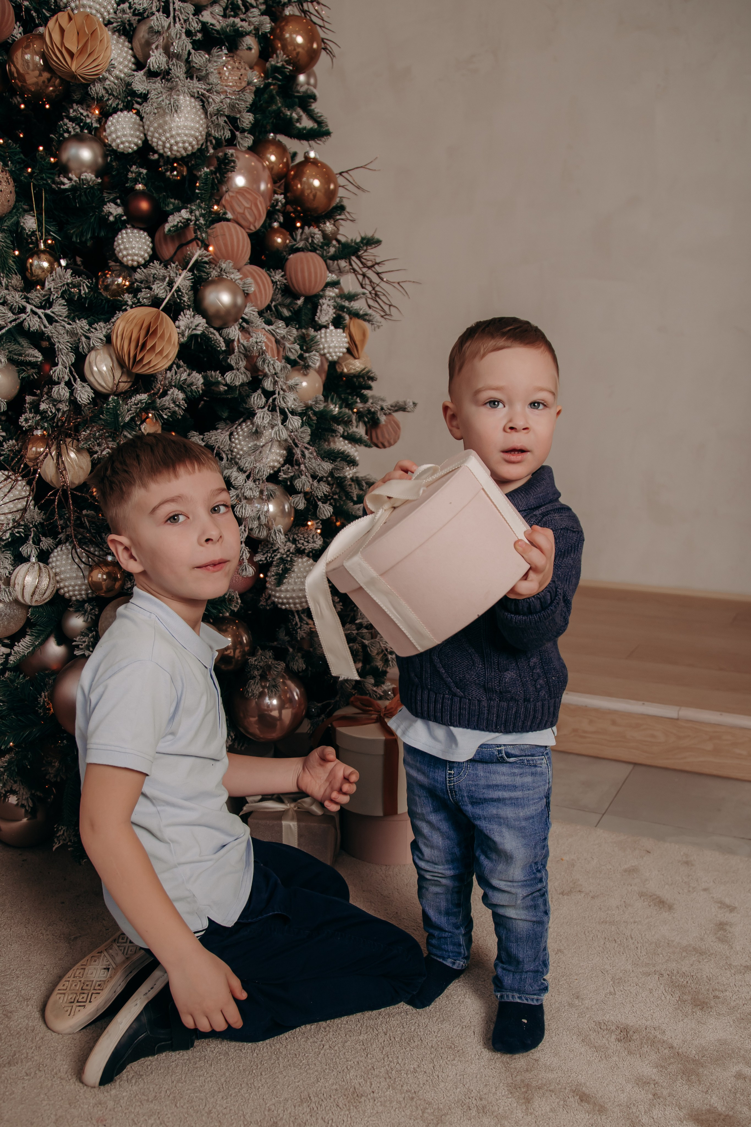 Большая новогодняя съемка в студии. Фотограф вашей улыбки. Москва