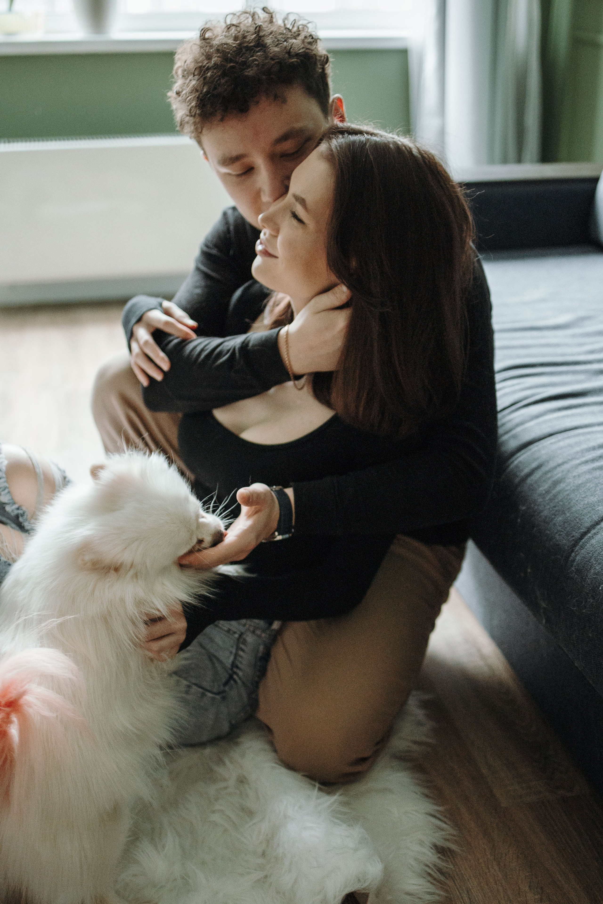 Шпиц Мася и ее семья