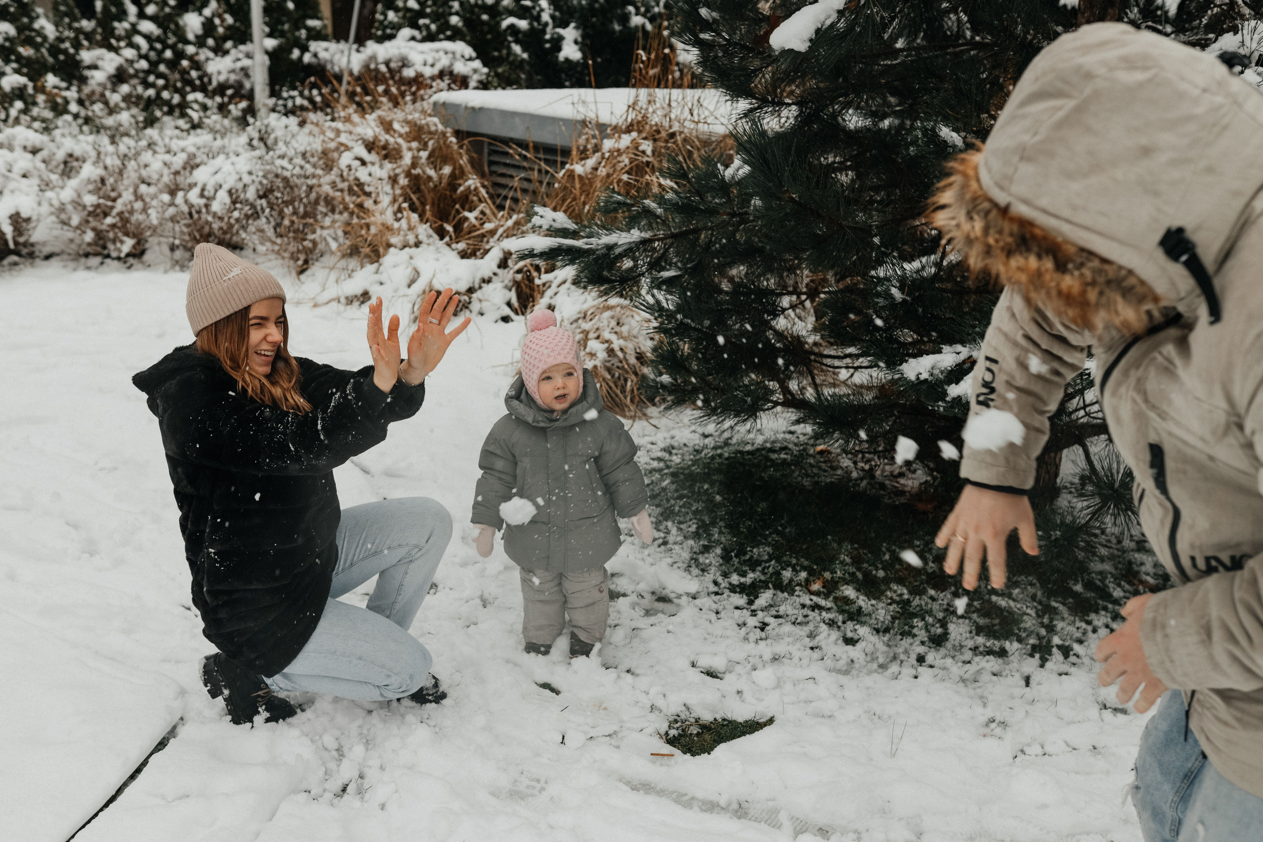 Утром наступила зима. Свадебный и семейный фотограф в Варшаве
