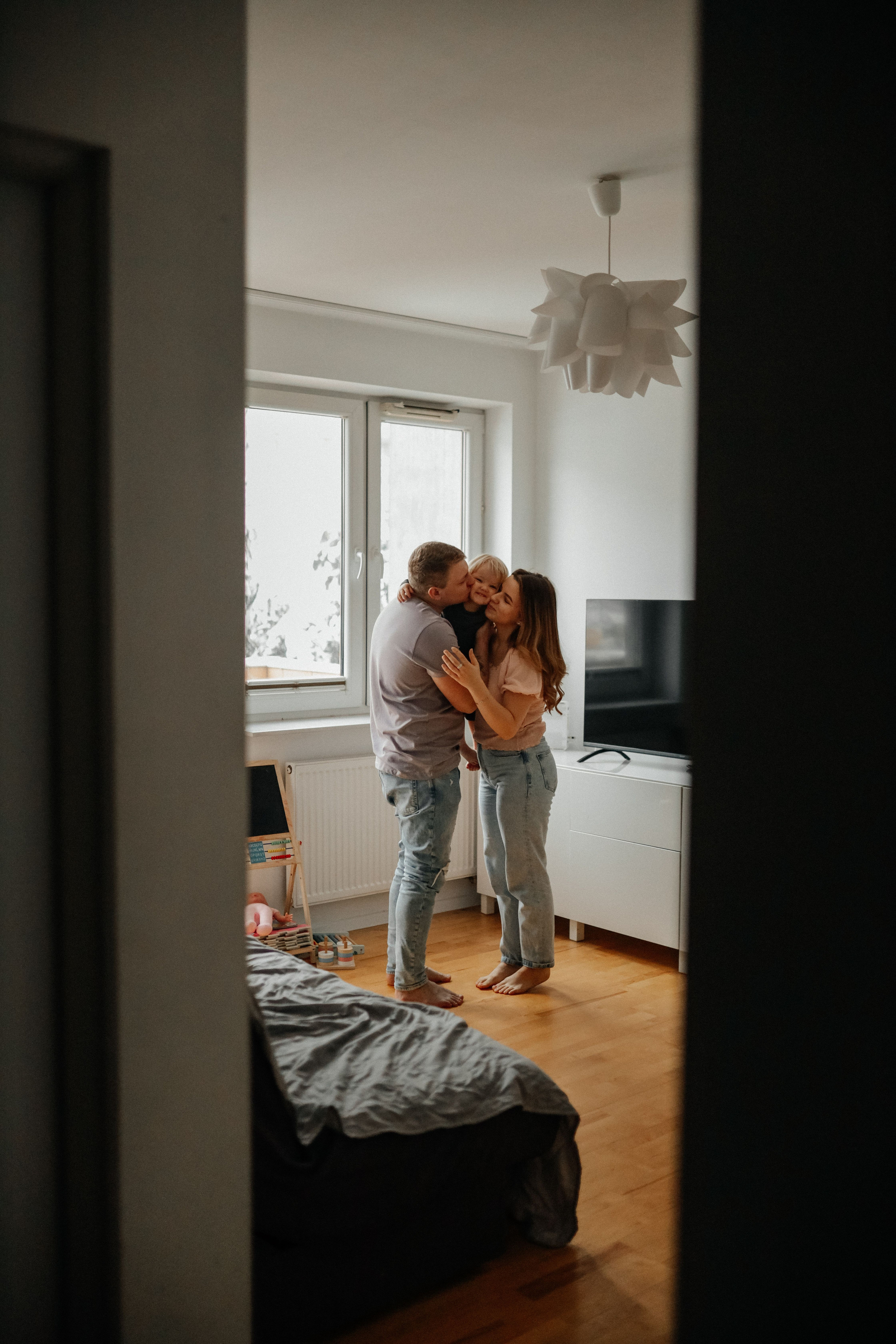 Утром наступила зима. Свадебный и семейный фотограф в Варшаве