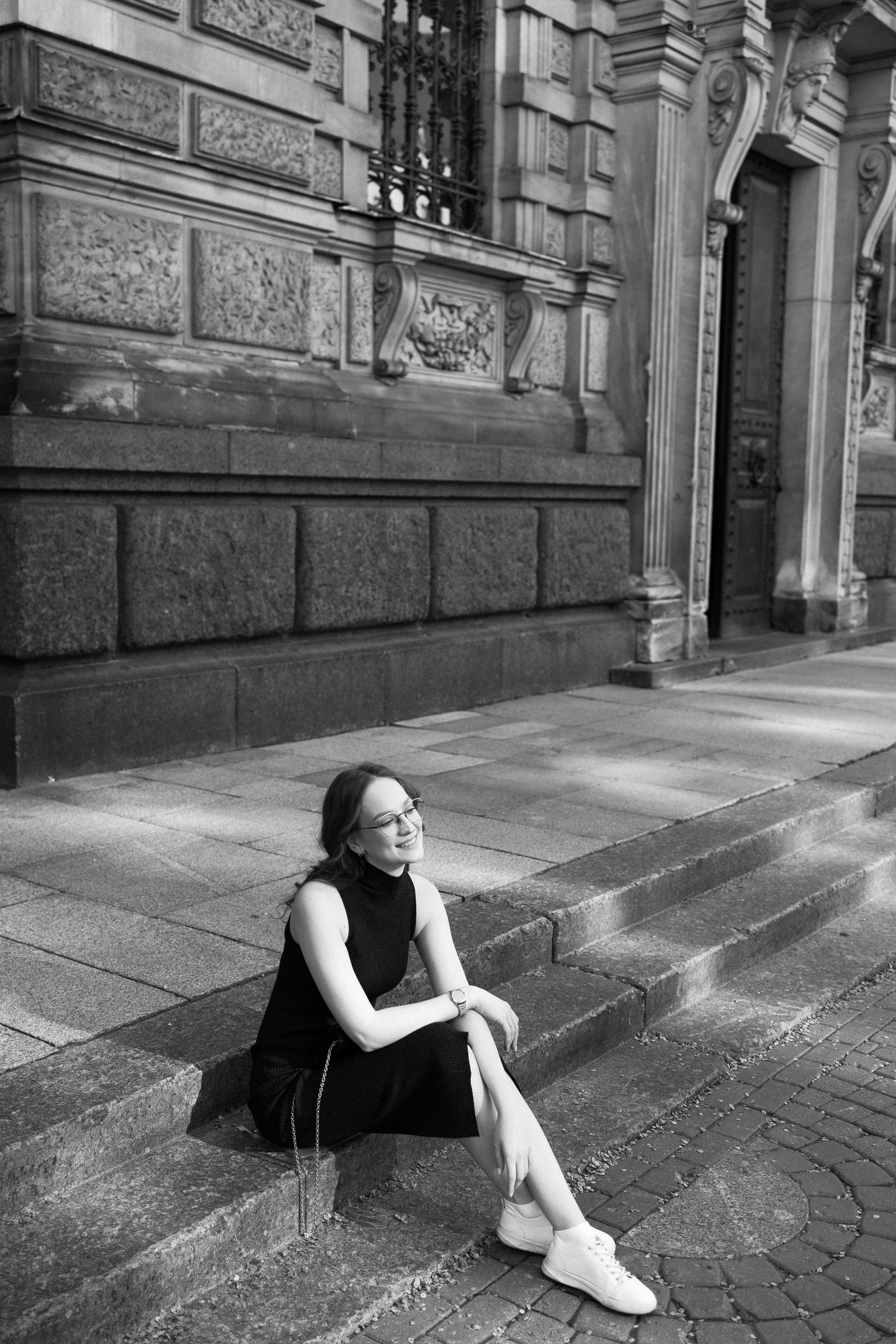 Прогулочная фотосессия. Портретный фотограф СПб, женский фотограф, минимализм и эстетика