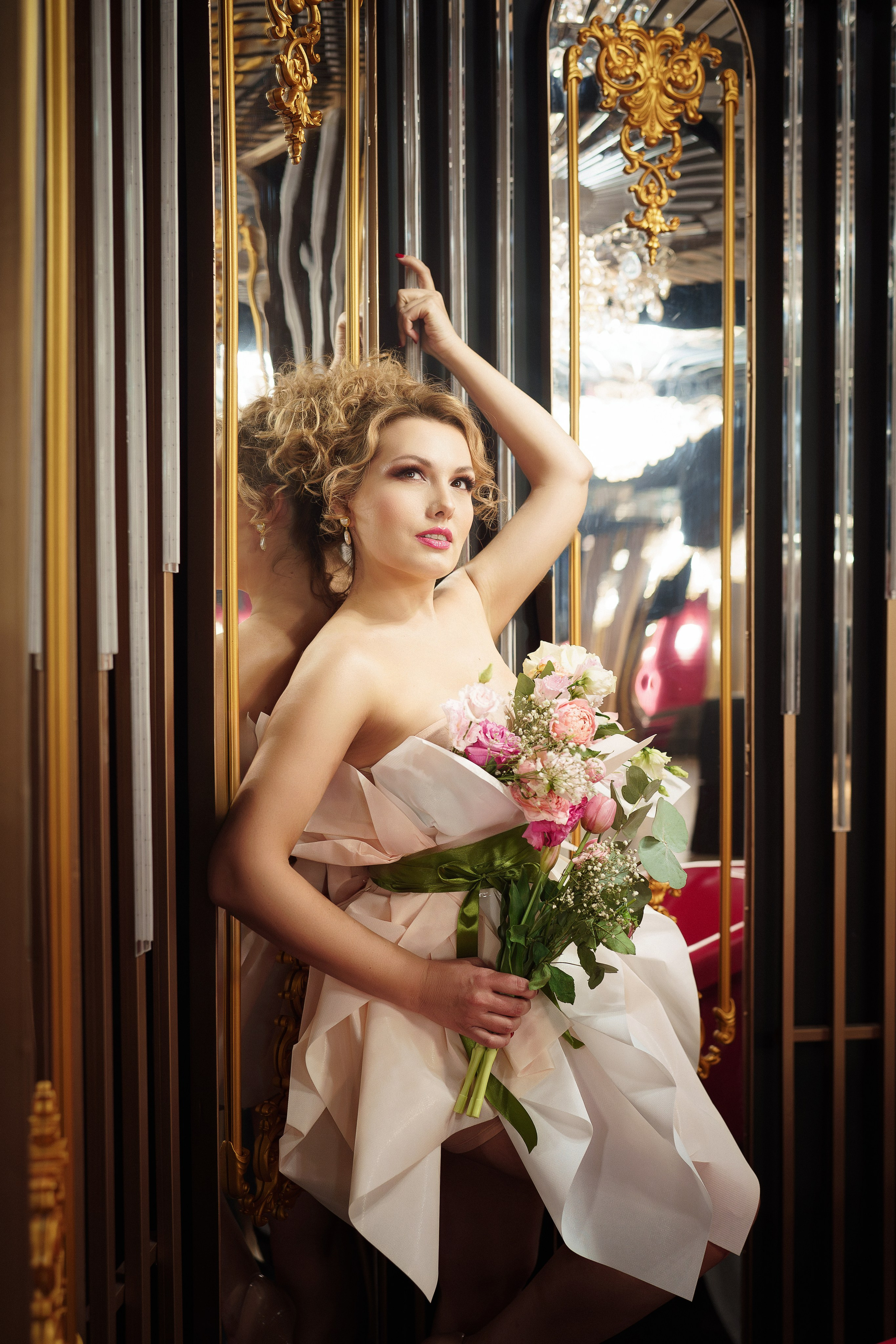 Фотосессия с цветами