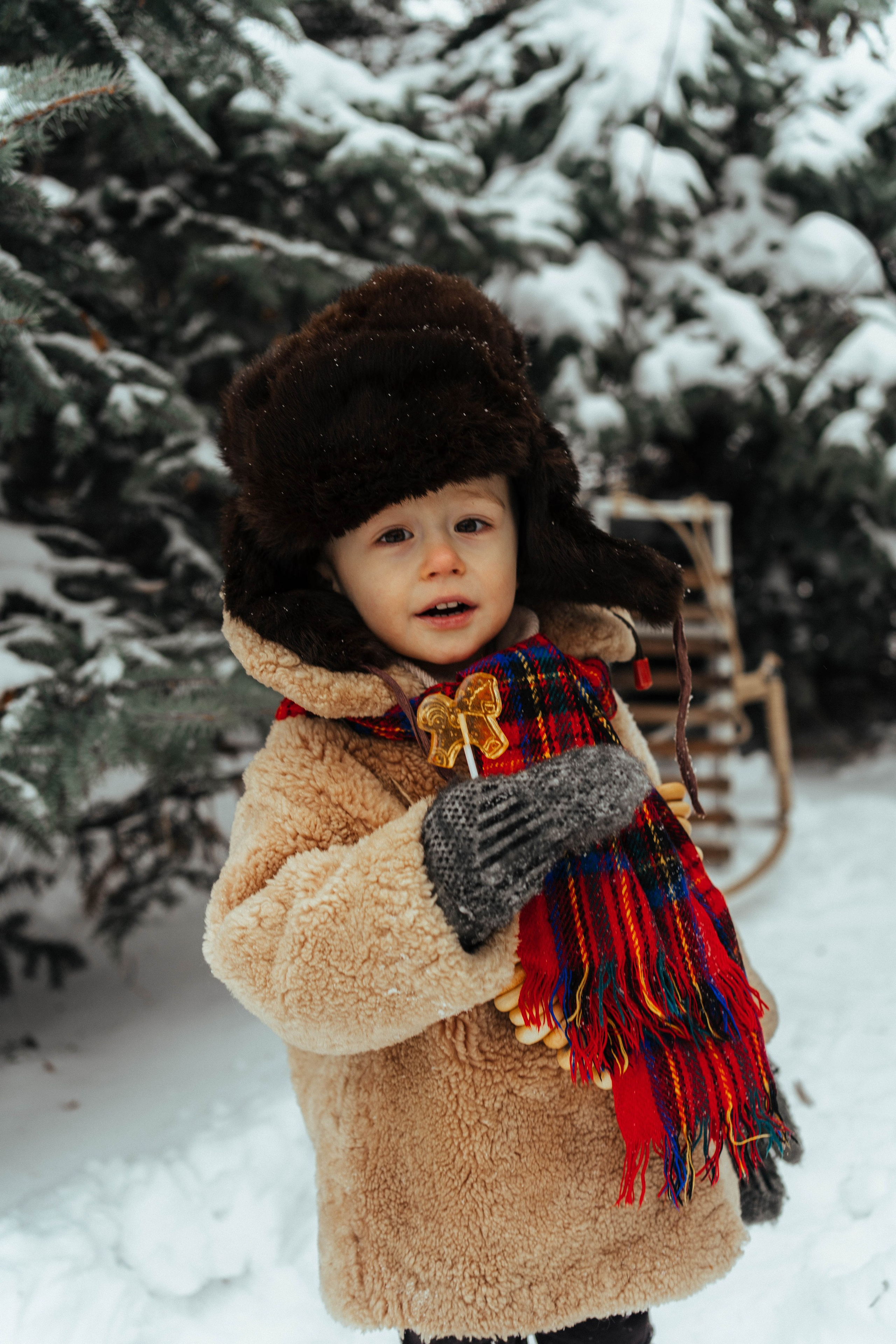 Фотопроект «Зимний лес». Семейный и детский фотограф новорожденных Ульяновск