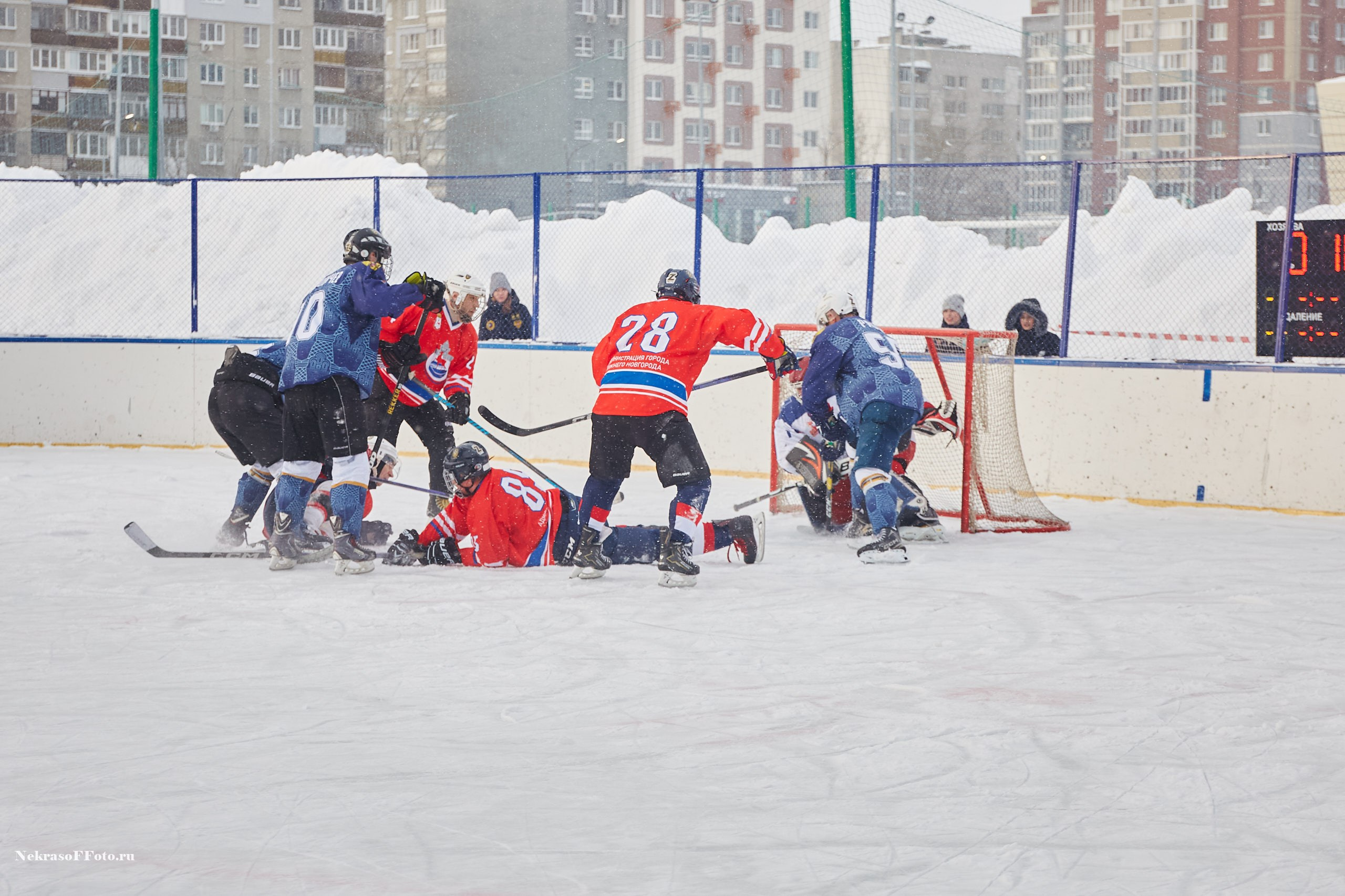 Турнир по хоккею «Русская классика» в рамках Офицерской хоккейной лиги. Спортивный фотограф Некрасов Денис