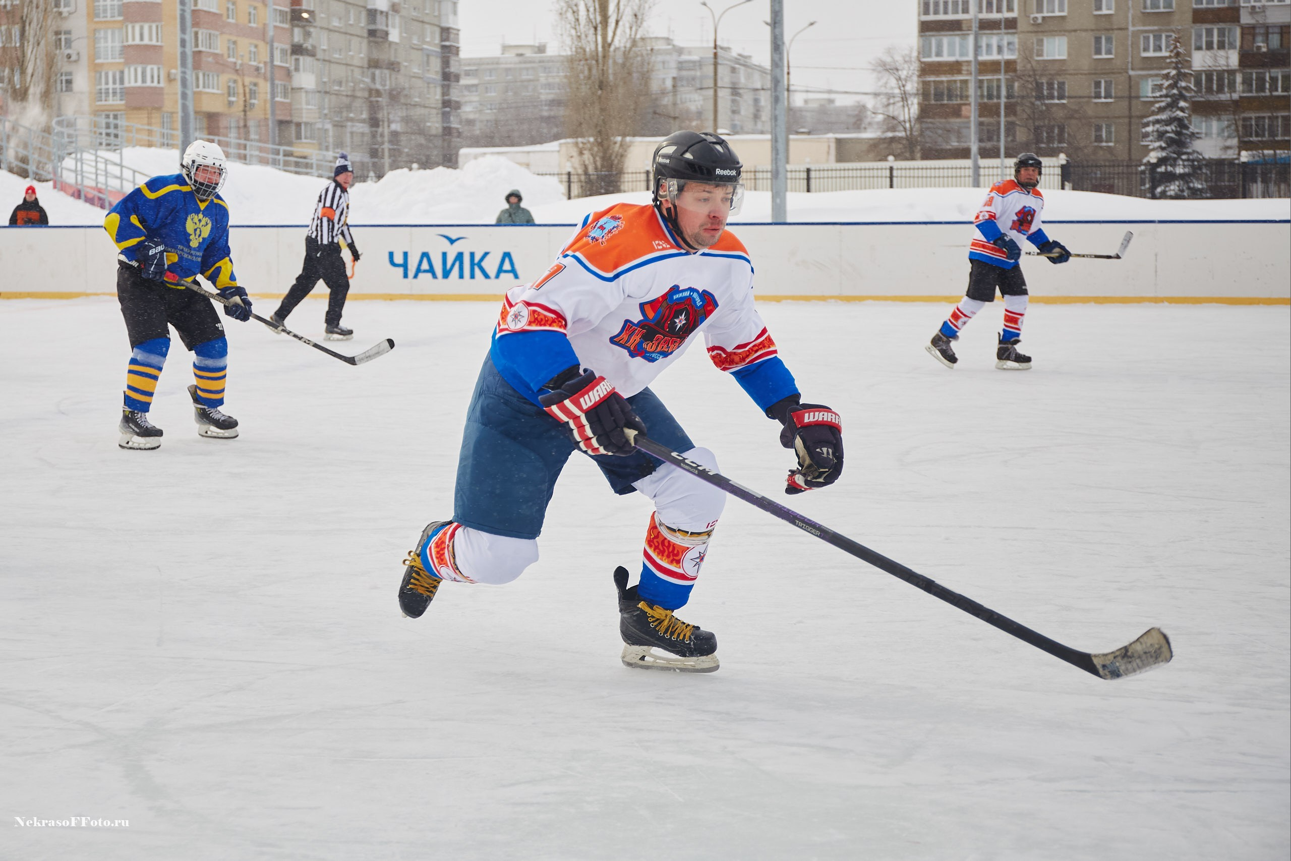 Турнир по хоккею «Русская классика» в рамках Офицерской хоккейной лиги. Спортивный фотограф Некрасов Денис
