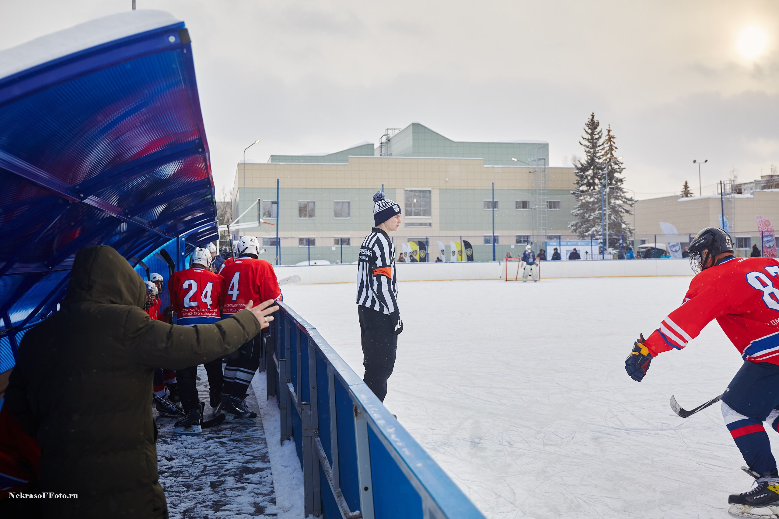 Турнир по хоккею «Русская классика» в рамках Офицерской хоккейной лиги. Спортивный фотограф Некрасов Денис