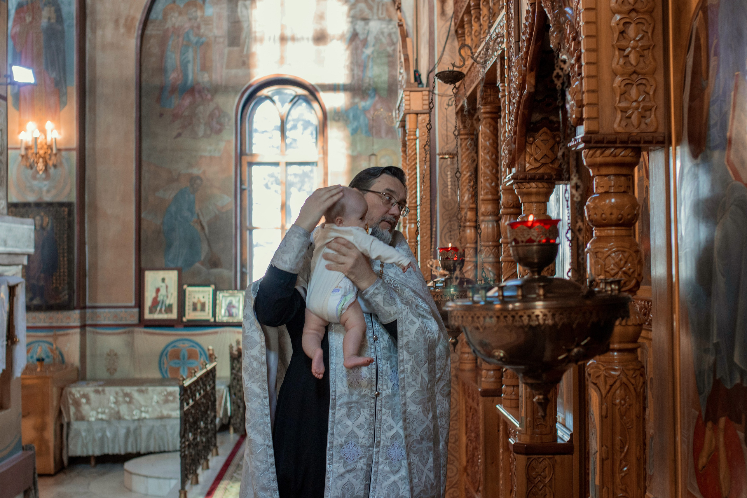 Таинство Крещения Станиславы. ТОП Фотограф на Крещение и Венчание Железногорск Алексей Мещеряков