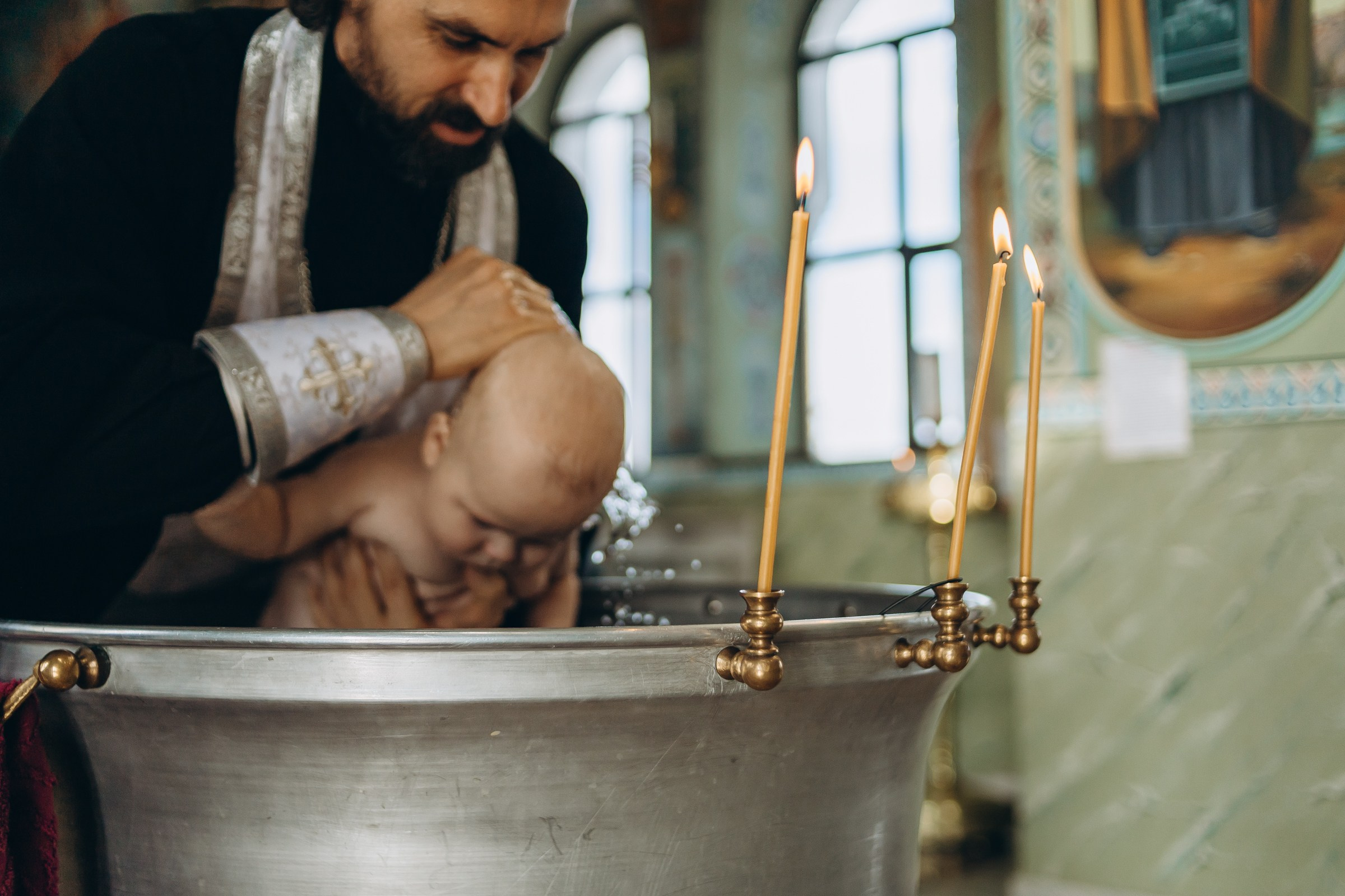 Крещение Матвея. Семейный фотограф в Волгодонске Краченцева Анна