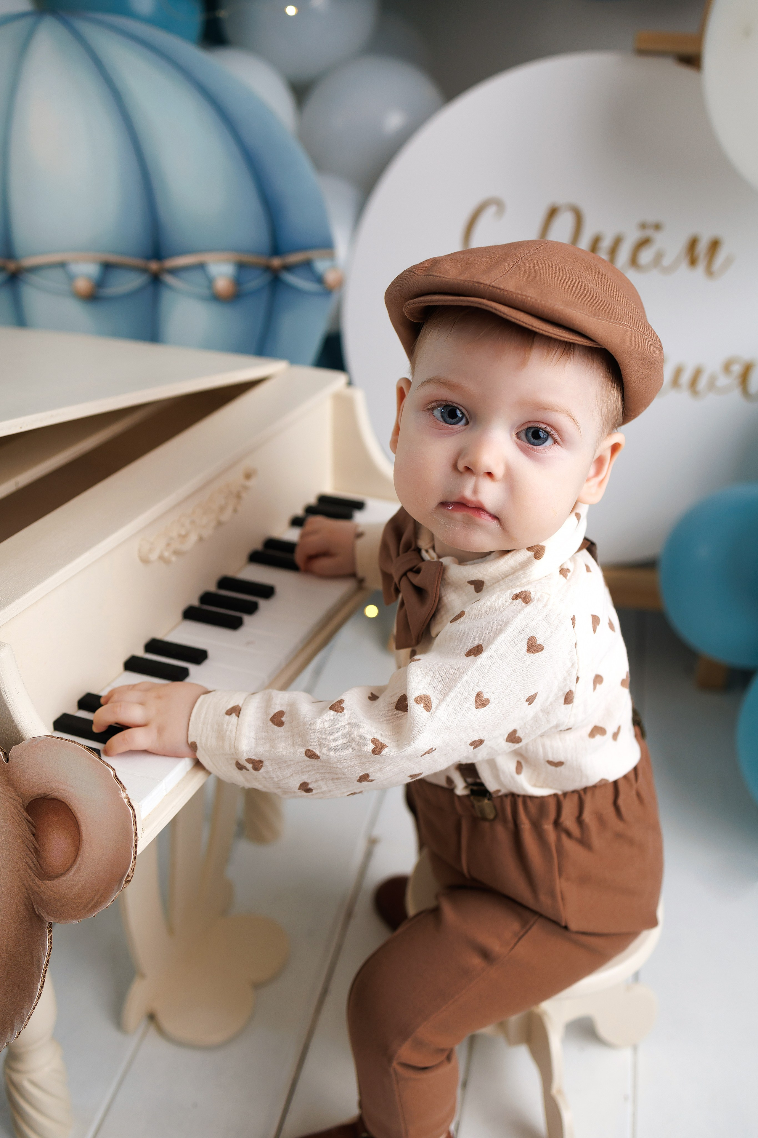 Илюше 1 годик. Фотограф новорожденный малышей Новосибирск