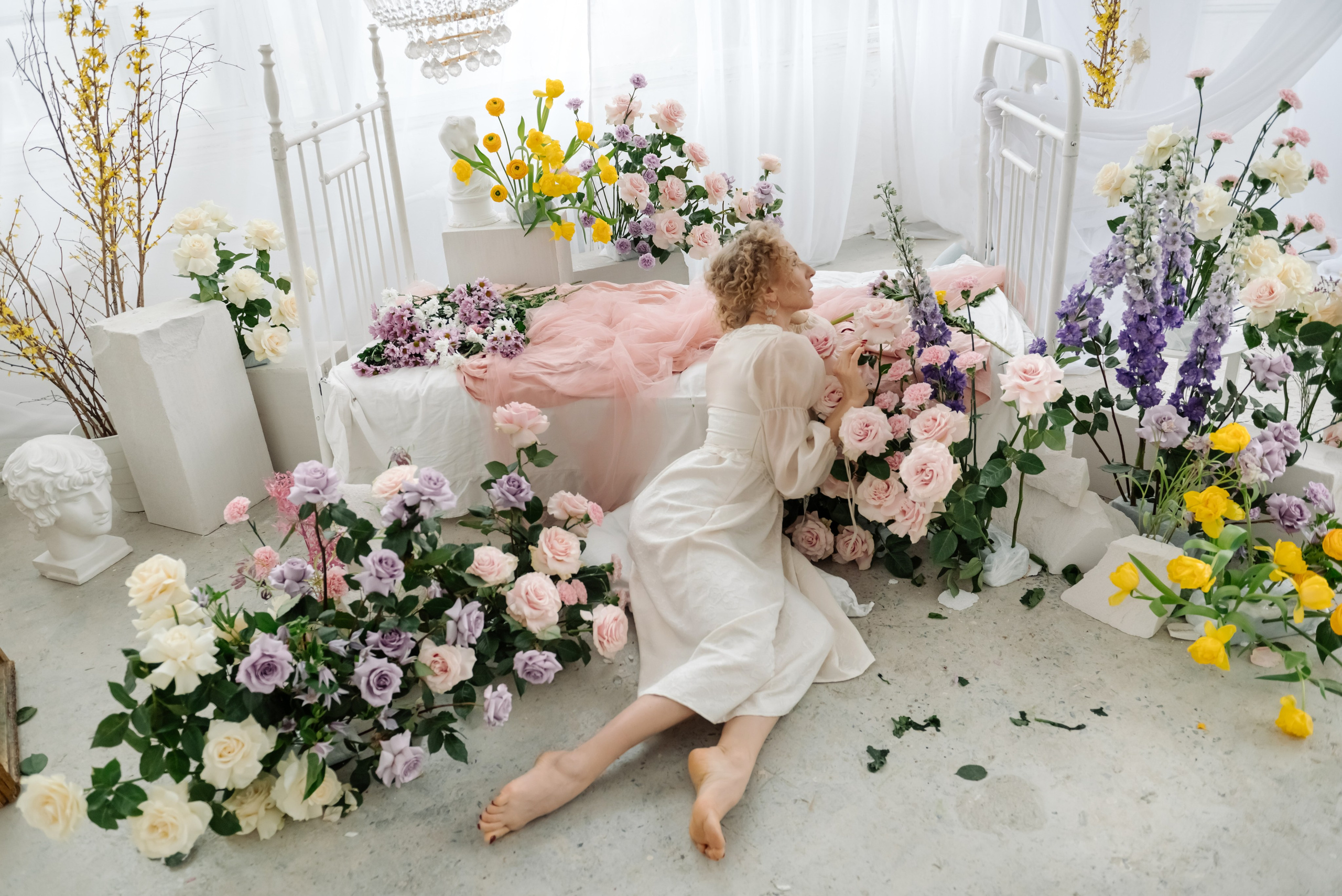 Индивидуальная. Цветочное настроение. Свадебный и сеейный фотограф в Санкт-Петербурге Елена Худякова
