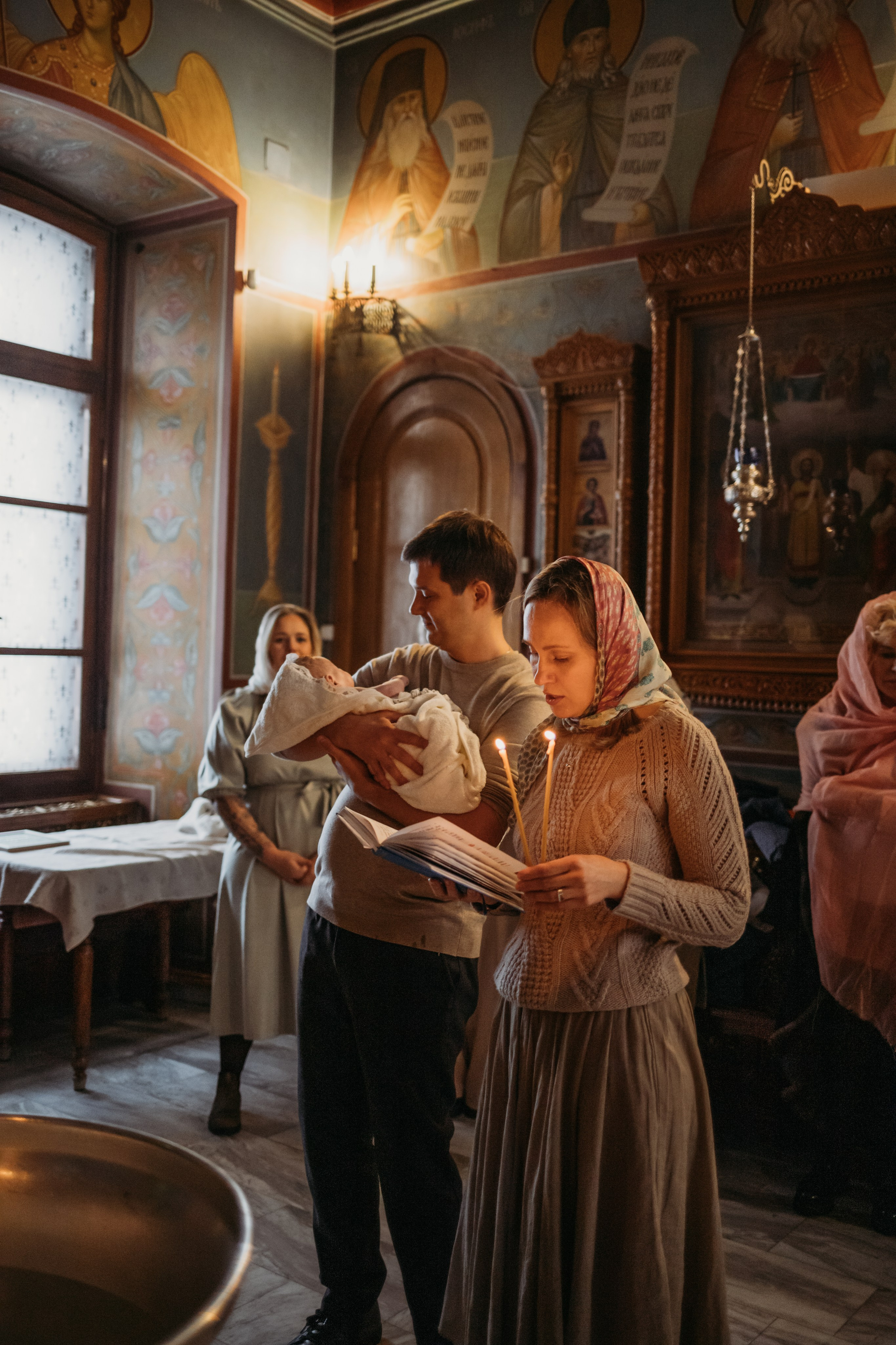 Крещение Тимофея. Семейный и детский фотограф в Москве Александра Нараевская