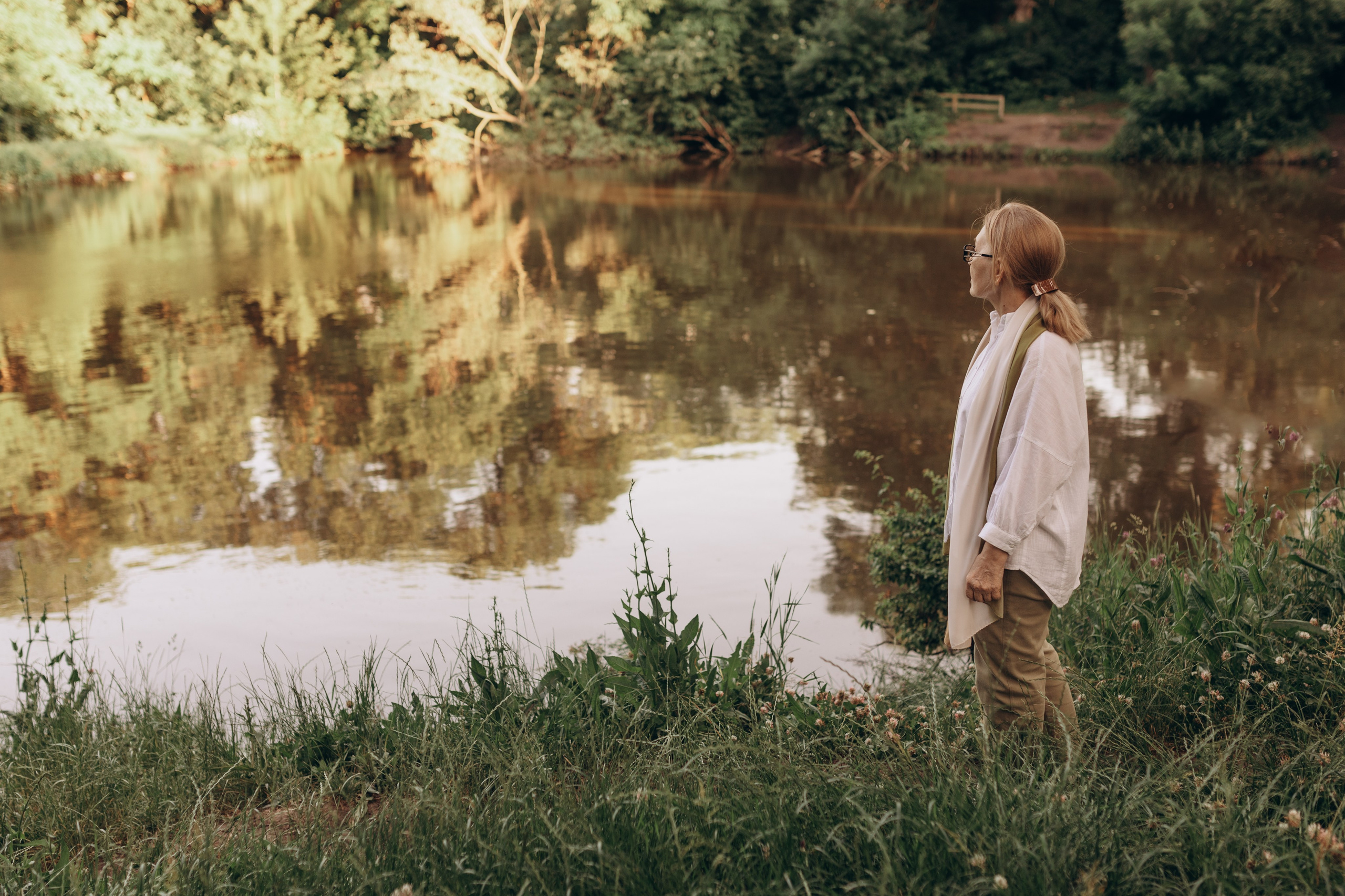Прогулка по Ртищевскому пруду с прекрасной семьёй Ларисы её мамой и сыном Глебом. Фотограф в Ставрополе Svetlana Matveeva