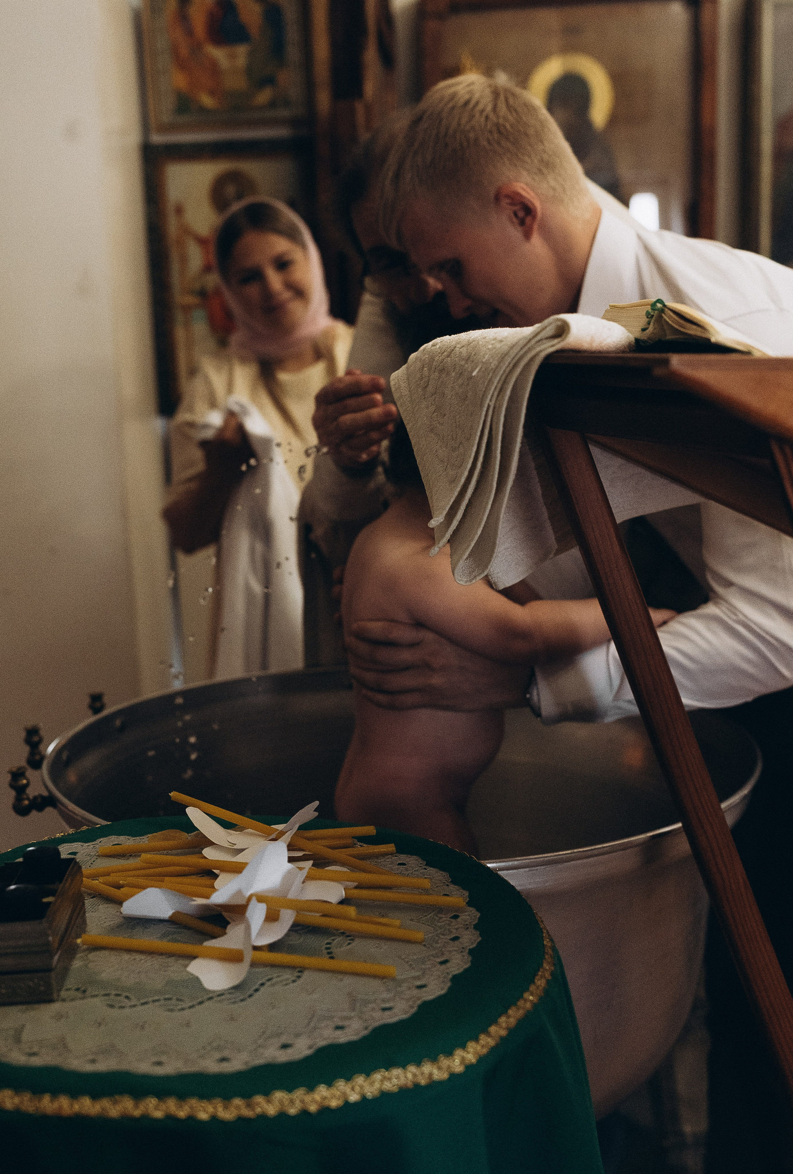 Крещение Михаила в Свято-Никольском храме