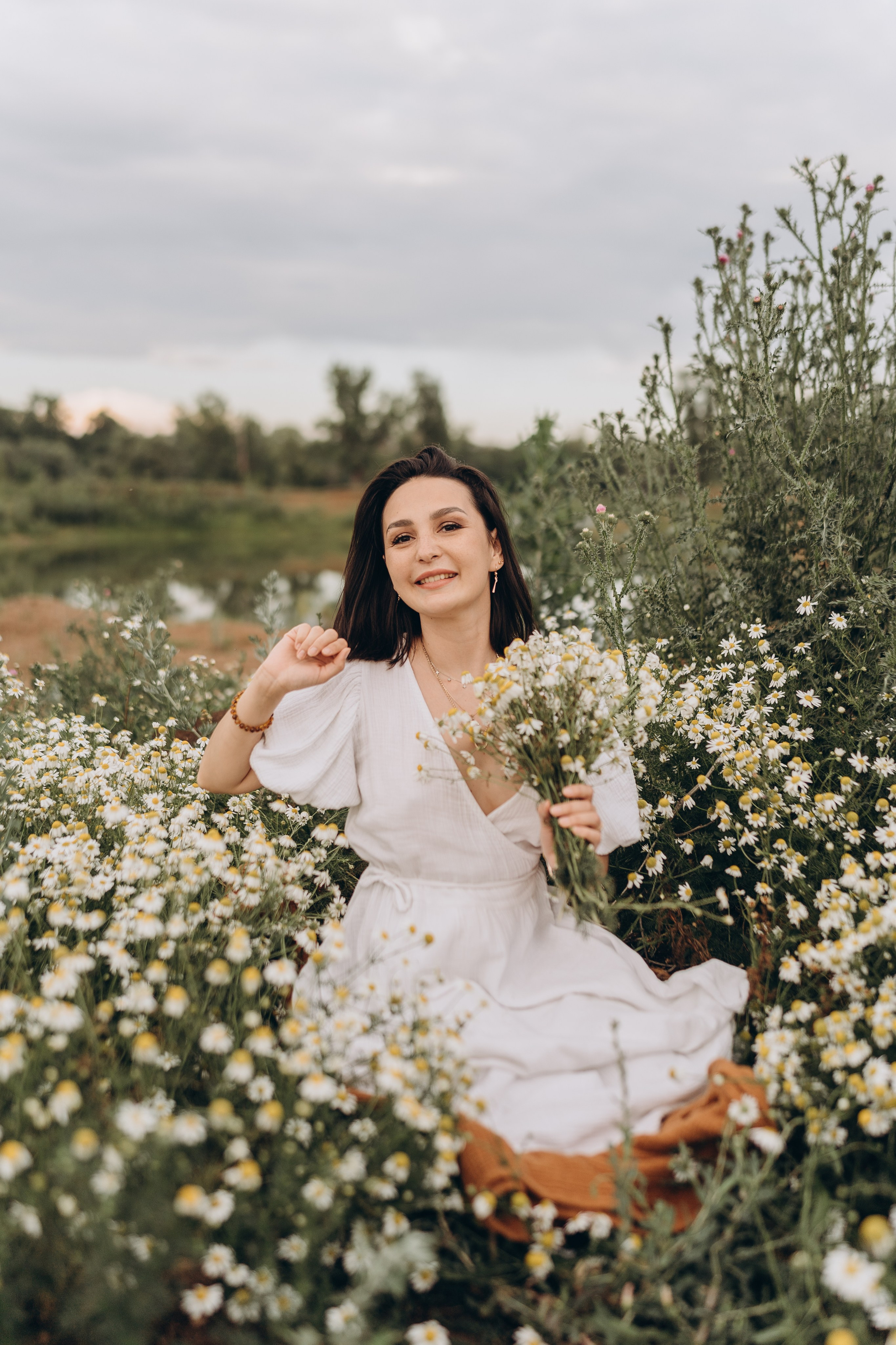Лето. Ромашки. Семья. Семейный и домашний фотограф в Уфе Ирина Гарасюта