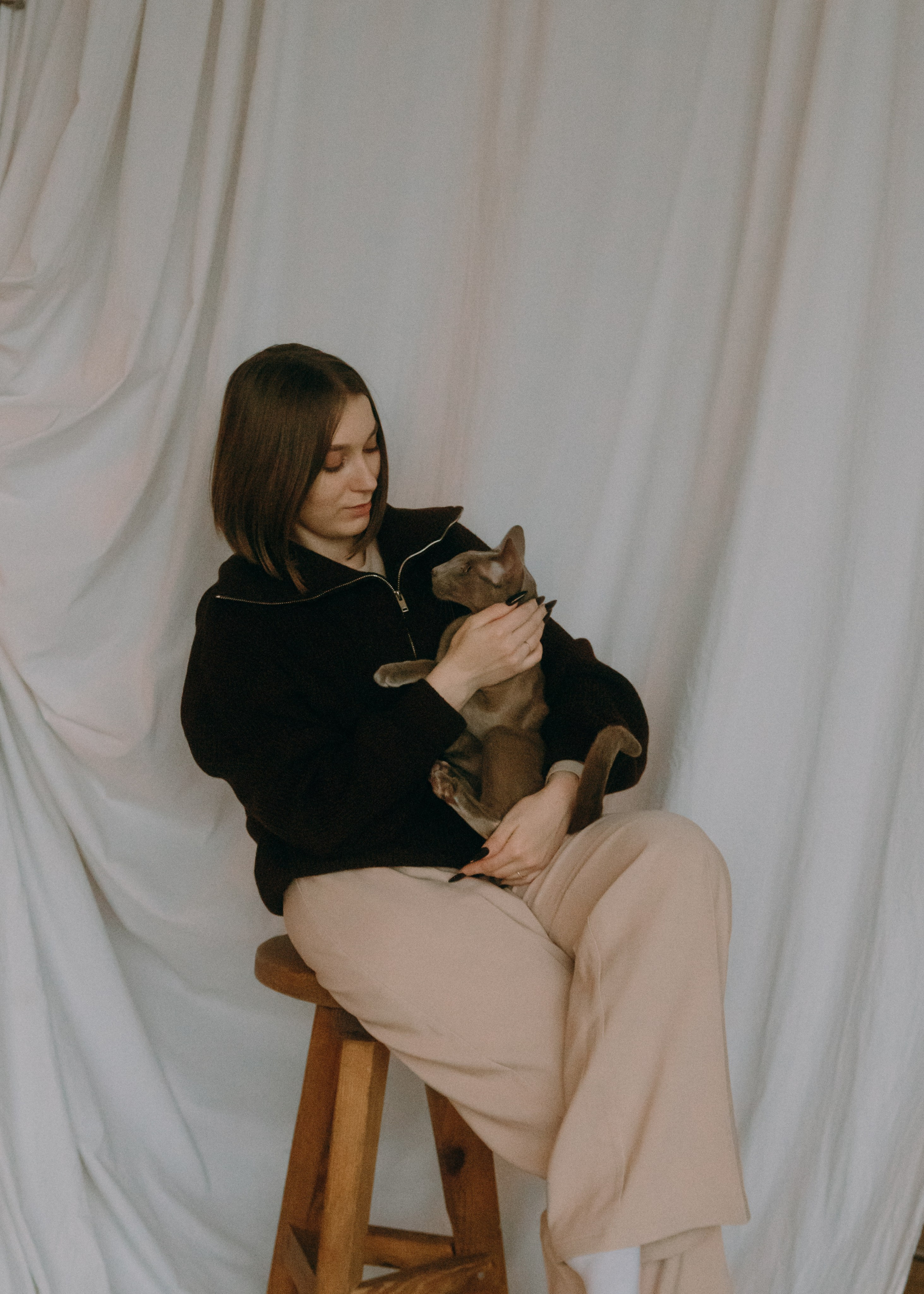 Амина, Булат и Орион. Фотограф-анималист Ксения Воробьева, Москва