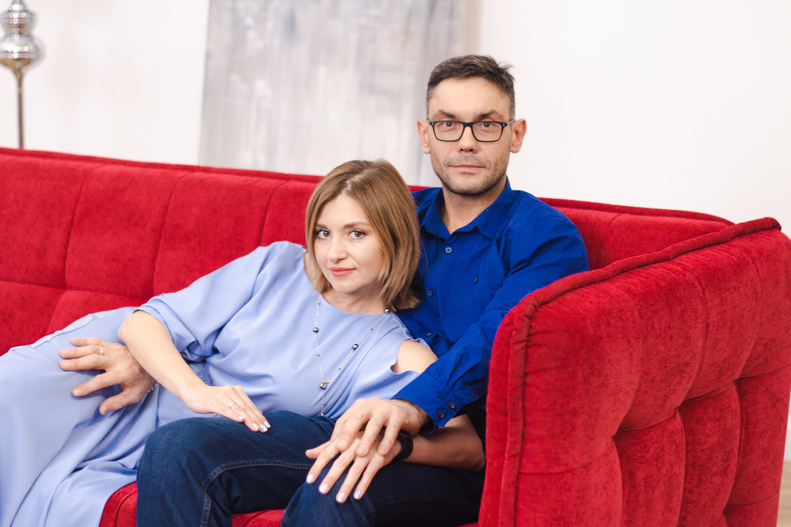 Тепло большой семьи — семейная фотосессия в студии, Екатеринбург. Фотограф в Екатеринбурге Пойгина Елена