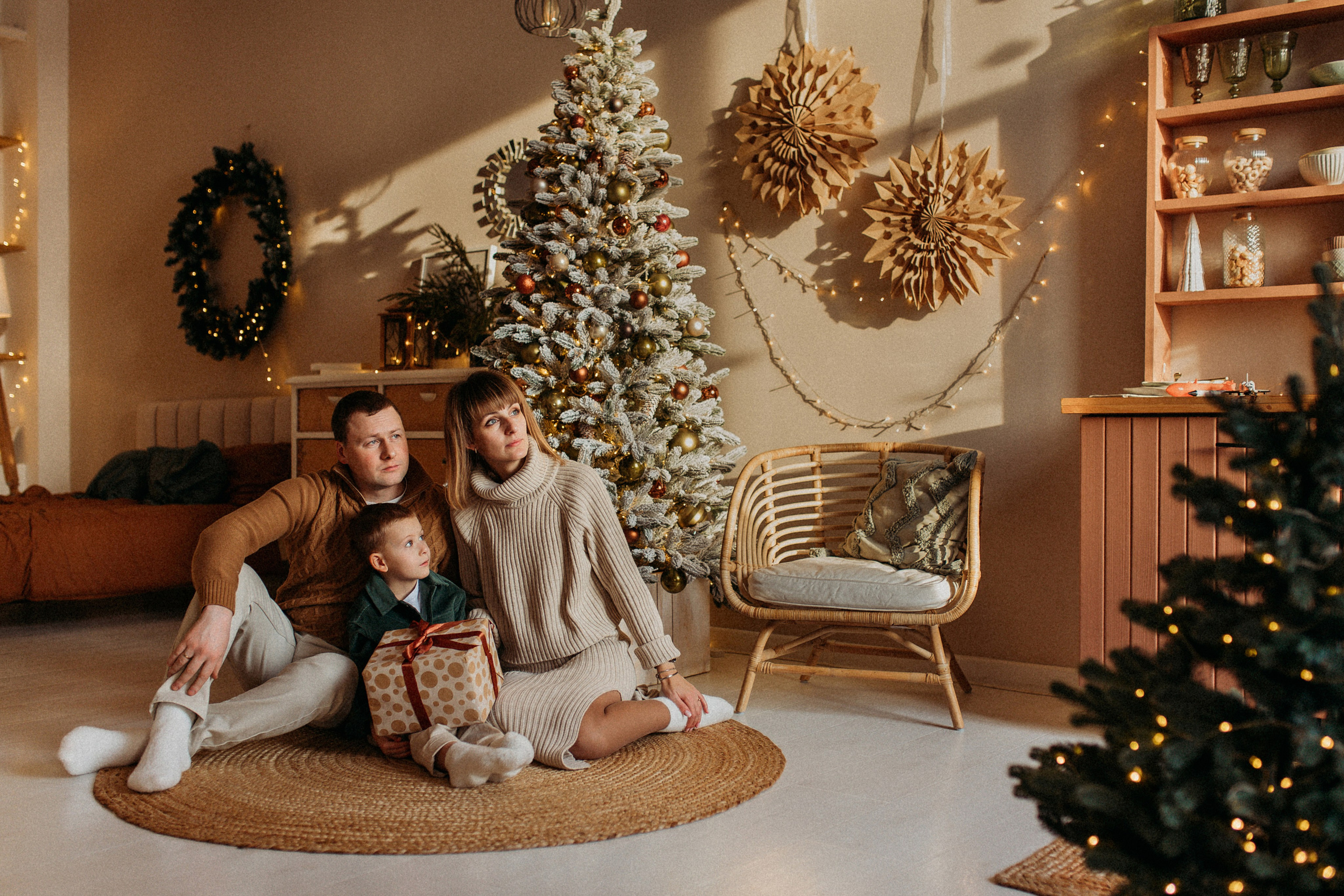 Семейная Новогодняя в студии. Фотограф Тверь. Свадебные, семейные, индивидуальные фотосессии